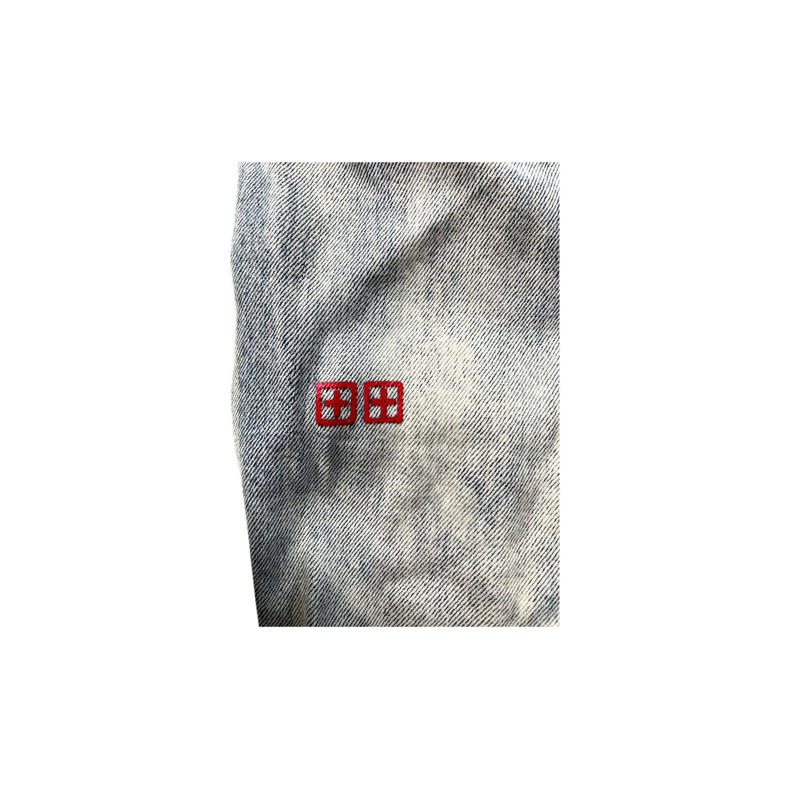 Ksubi Ksubi Light Wash & Red Jeans Size US 28 / EU 44 - 3 Thumbnail