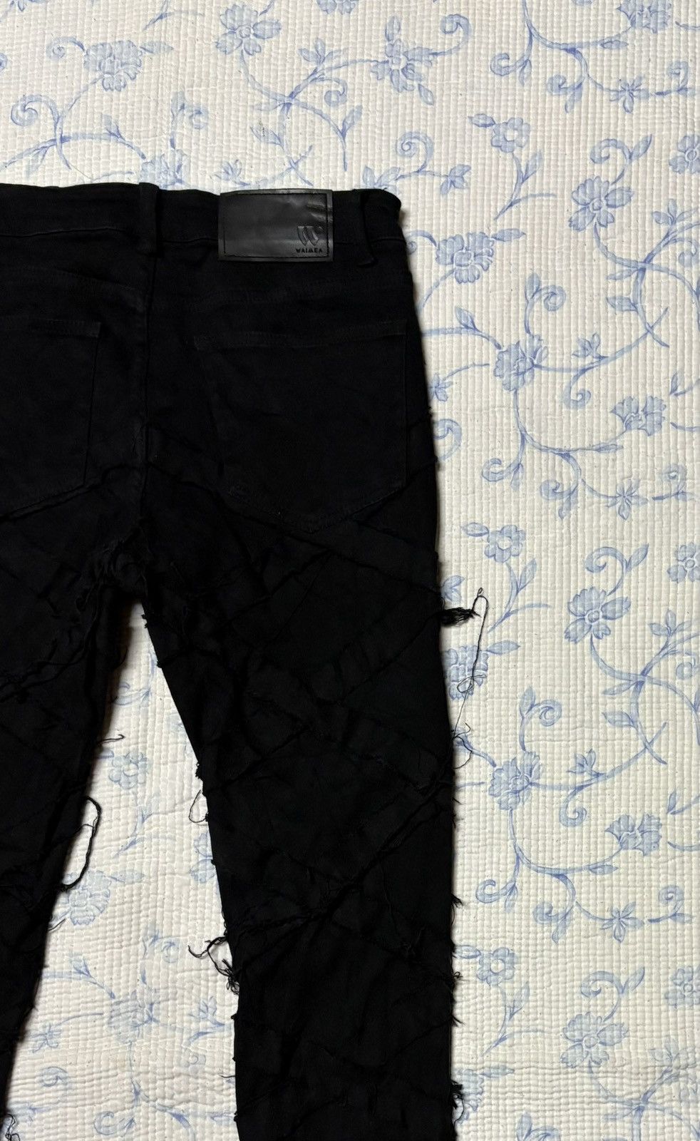 Waimea Waimea Streetwear Flared Jeans Distressed Denim Size US 30 / EU 46 - 11 Thumbnail