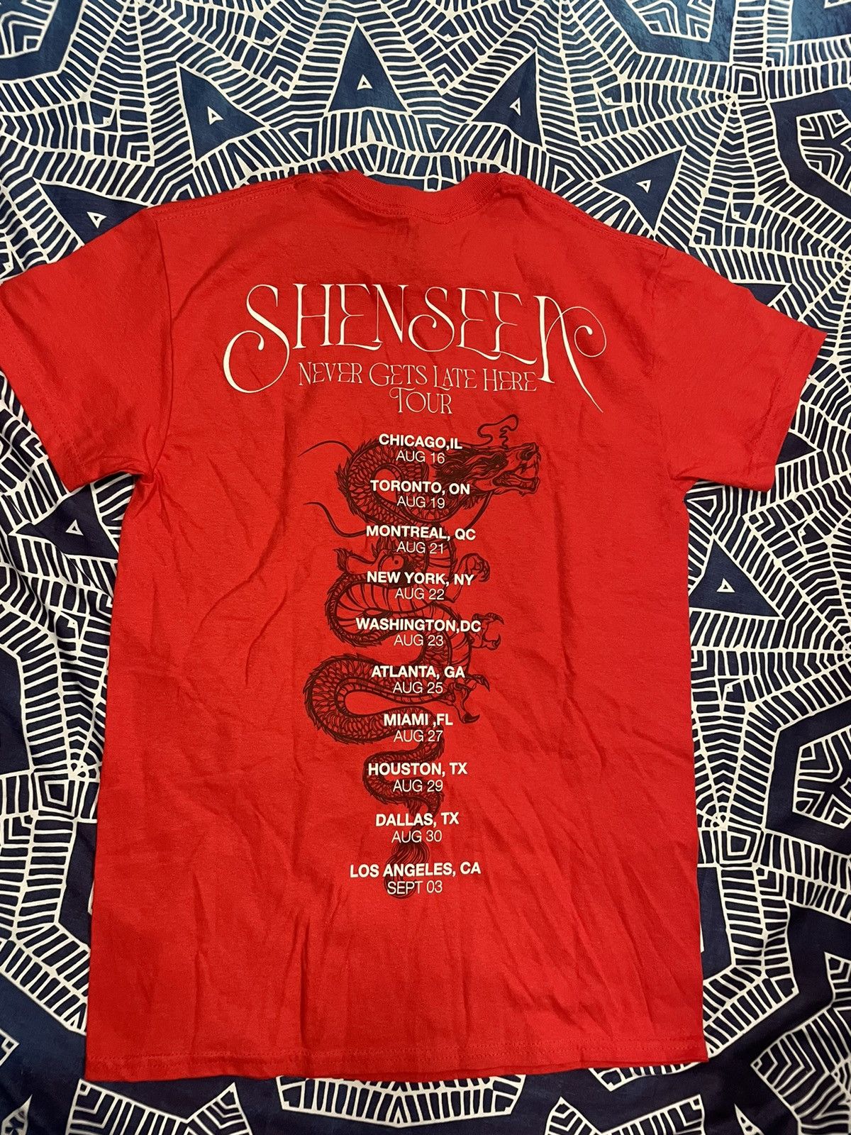 Band Tees SHENSEEA TOUR SHIRT Size US S / EU 44-46 / 1 - 4 Thumbnail