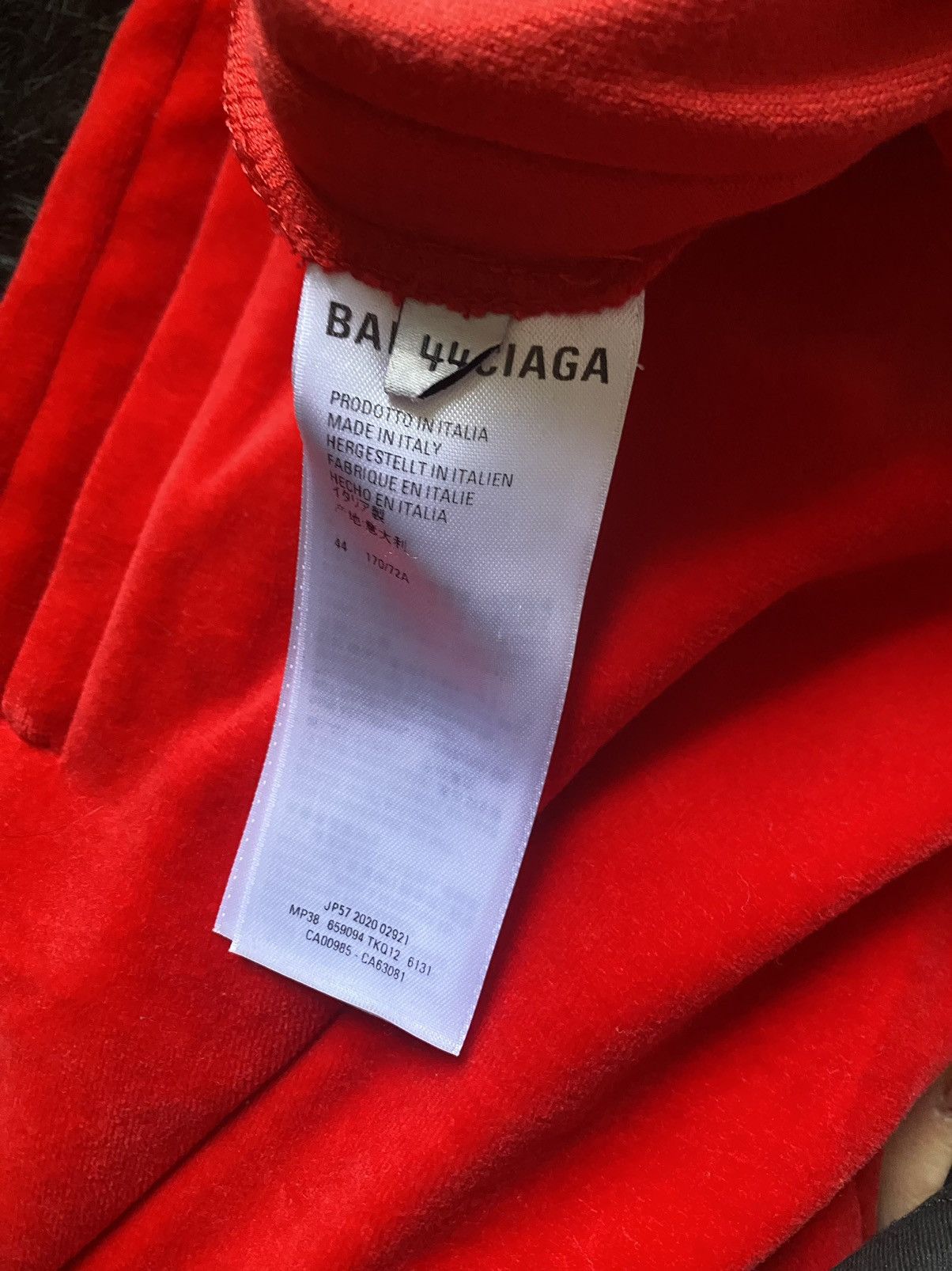 Balenciaga Twinset Jogging velvet Size US L / EU 52-54 / 3 - 10 Thumbnail