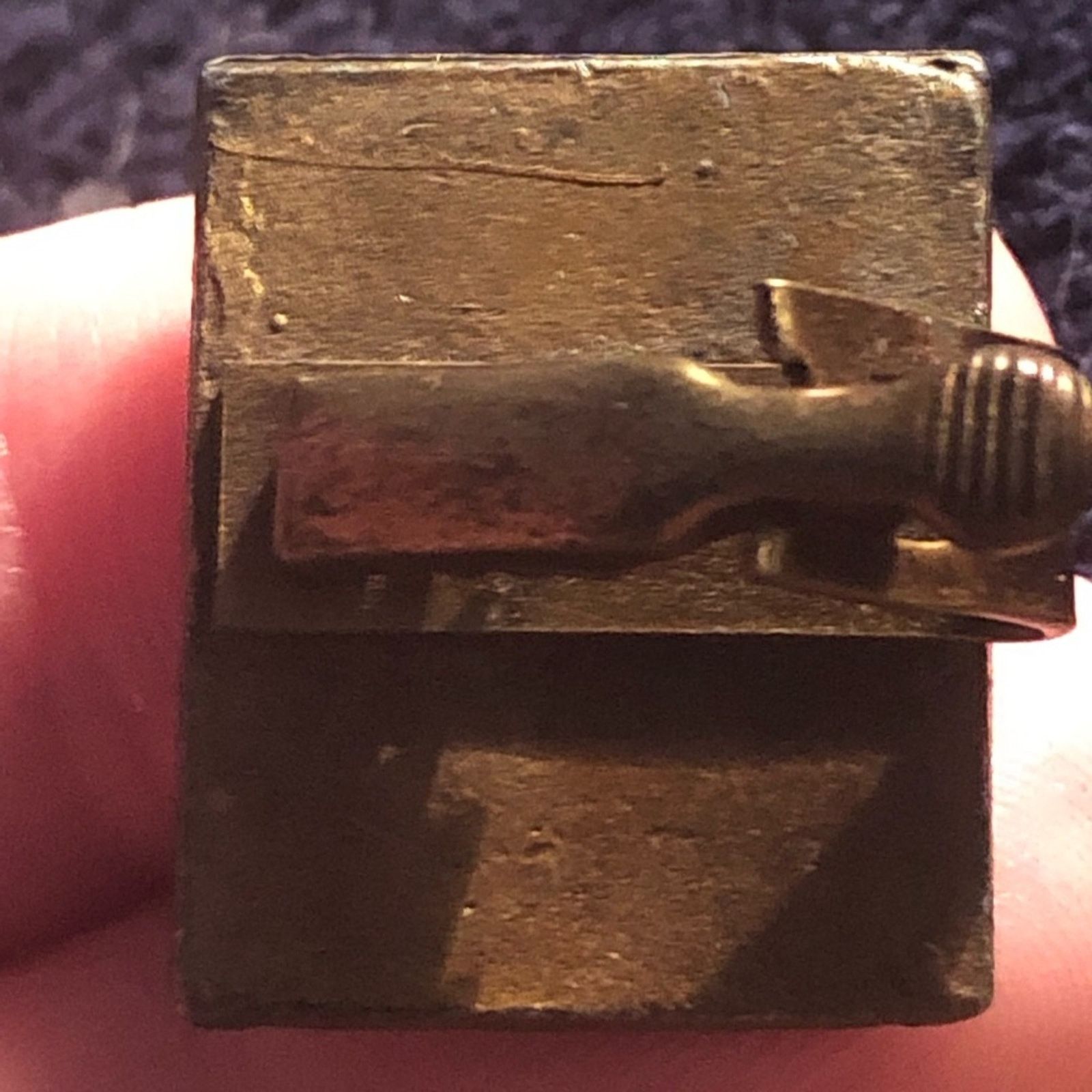 Vintage Vintage brass “ONCE A KNIGHT IS ENOUGH” tie bar clip Size ONE SIZE - 3 Thumbnail