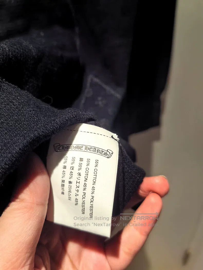 Chrome Hearts CHROME HEARTS Size S Waffle Long Sleeve T-shirt with vines Size US S / EU 44-46 / 1 - 3 Thumbnail