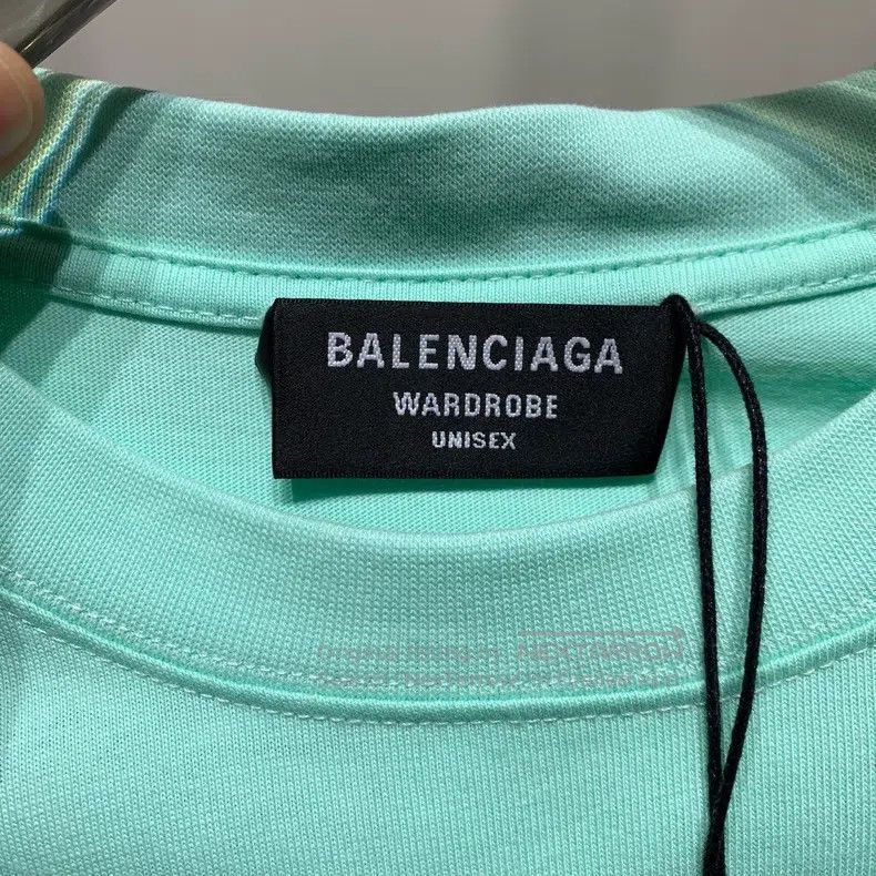 Balenciaga Balenciaga Mint Green Short Sleeve Size US XS / EU 42 / 0 - 2 Thumbnail