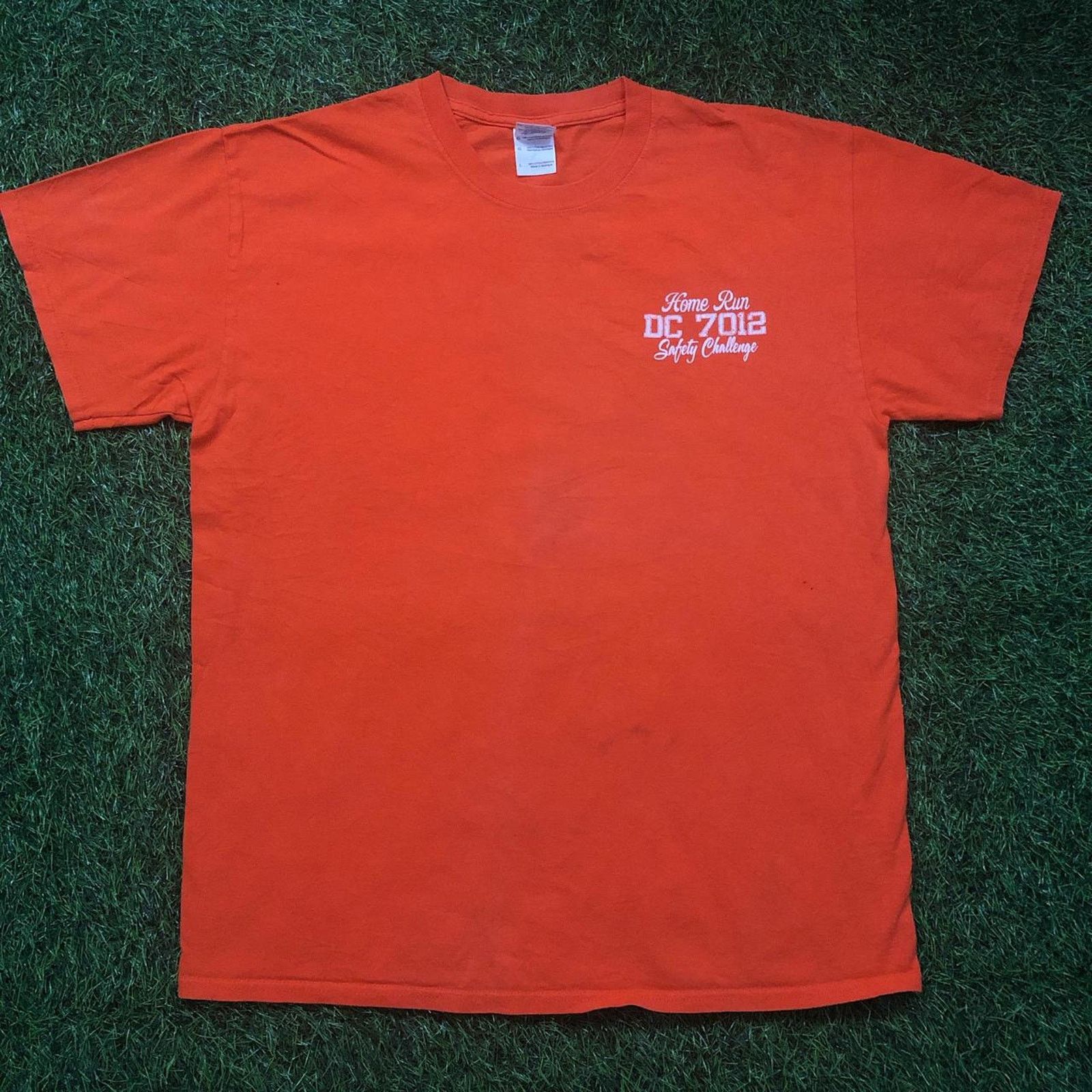 Gildan Orange DC 7012 Home Run Safety Challenge Graphic Tee Size US L / EU 52-54 / 3 - 1 Thumbnail