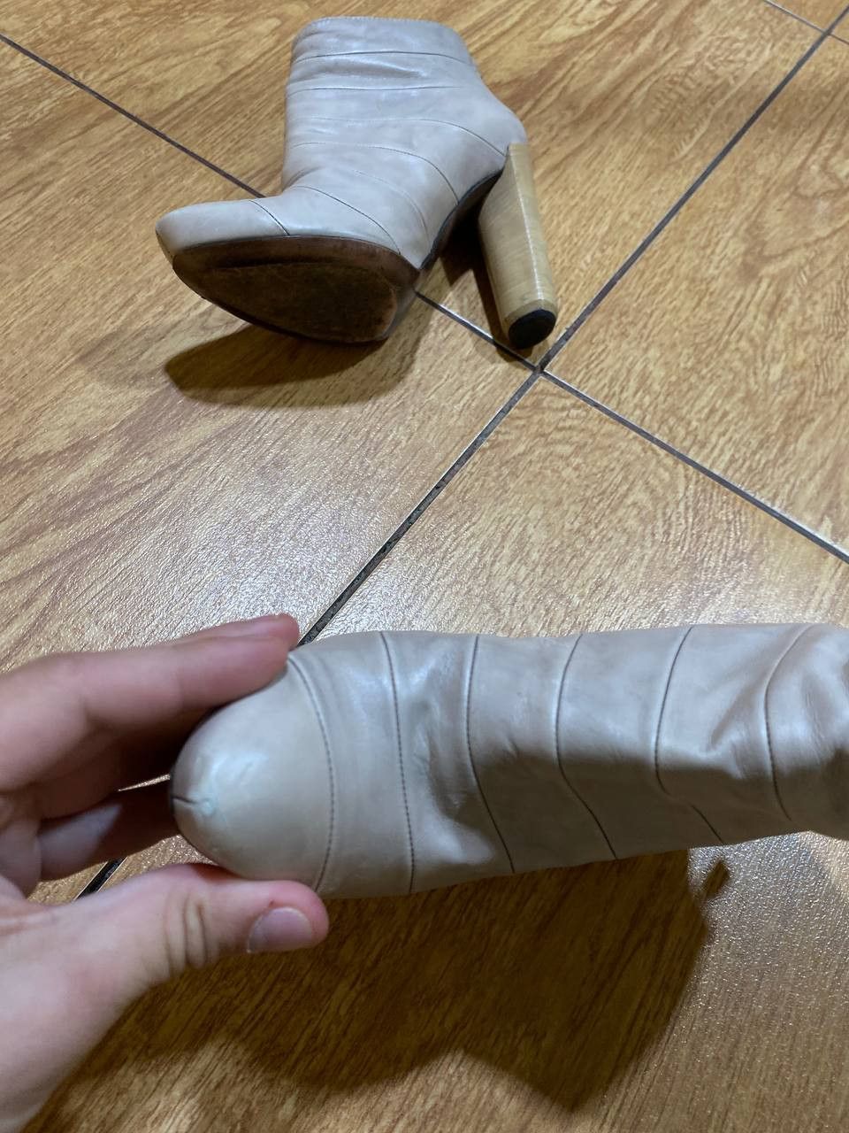 Louis Vuitton Louis Vuitton Suede Ankle Leather Boots Vintage Size US 4 / IT 34 - 8 Thumbnail