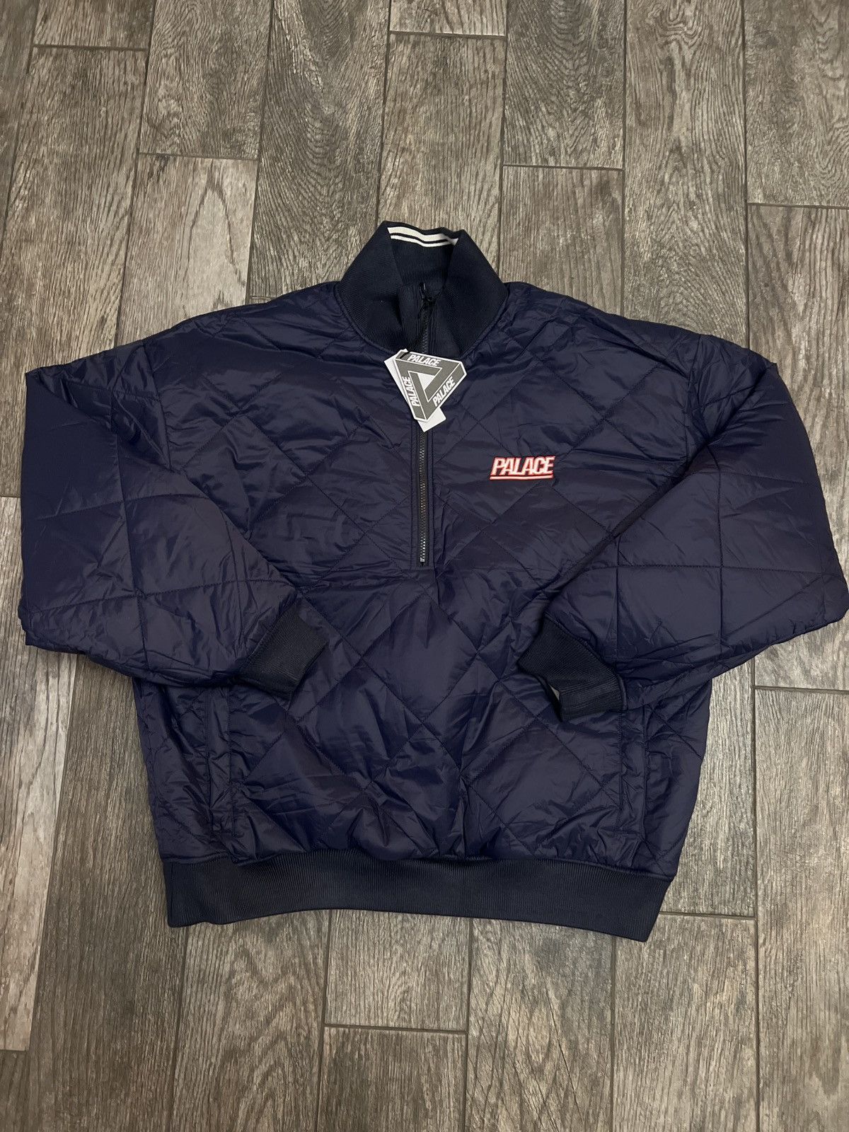 Palace Reversible Quilted Sports Bomber Navy (Size Large)