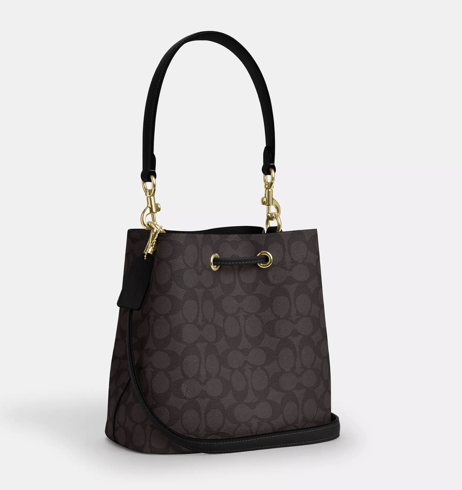 Coach NWT Coach Rowan Bucket Bag In Signature Canvas CBH07 Size ONE SIZE - 13 Thumbnail