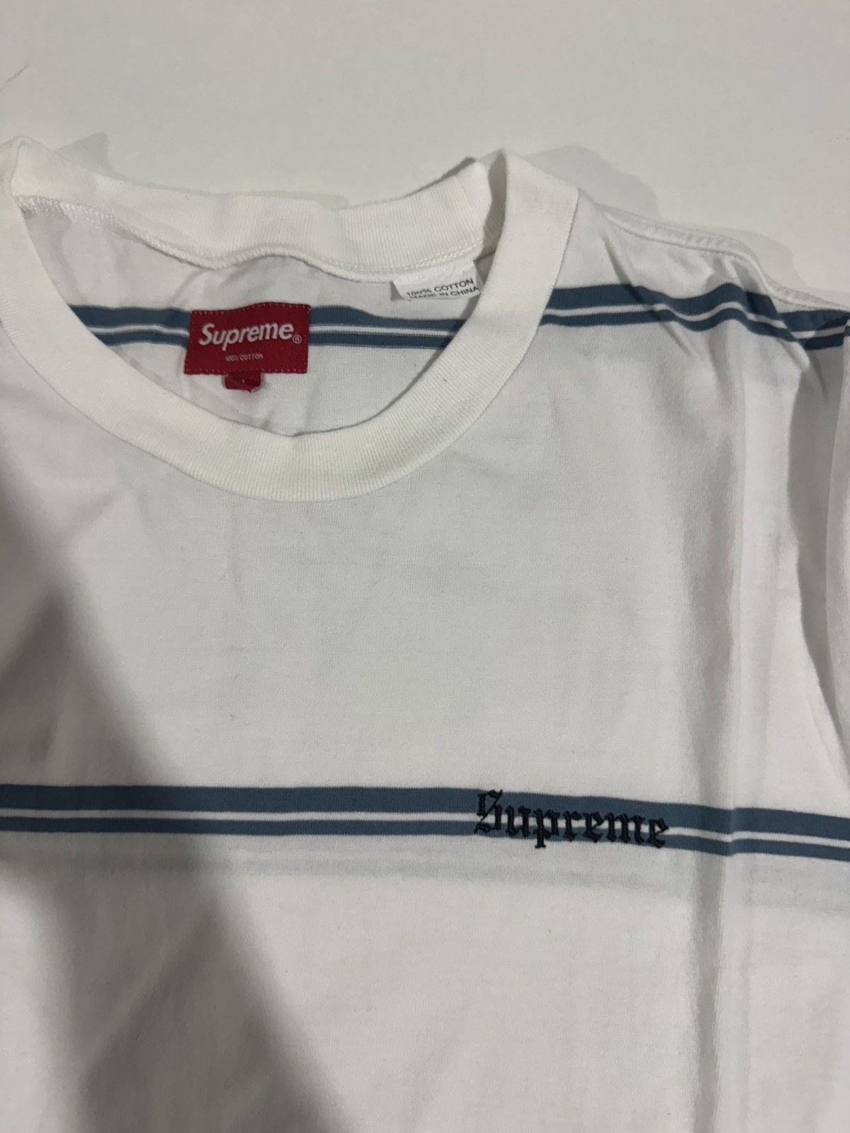 Supreme Supreme stripes LS tee Size US L / EU 52-54 / 3 - 2 Thumbnail