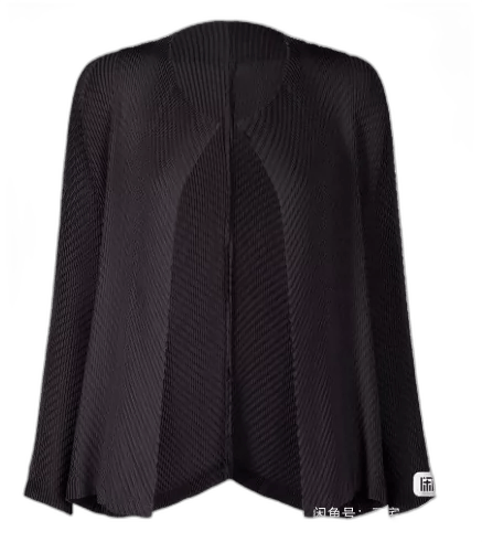 Issey Miyake Fish Scale Coat Midnight Blue
