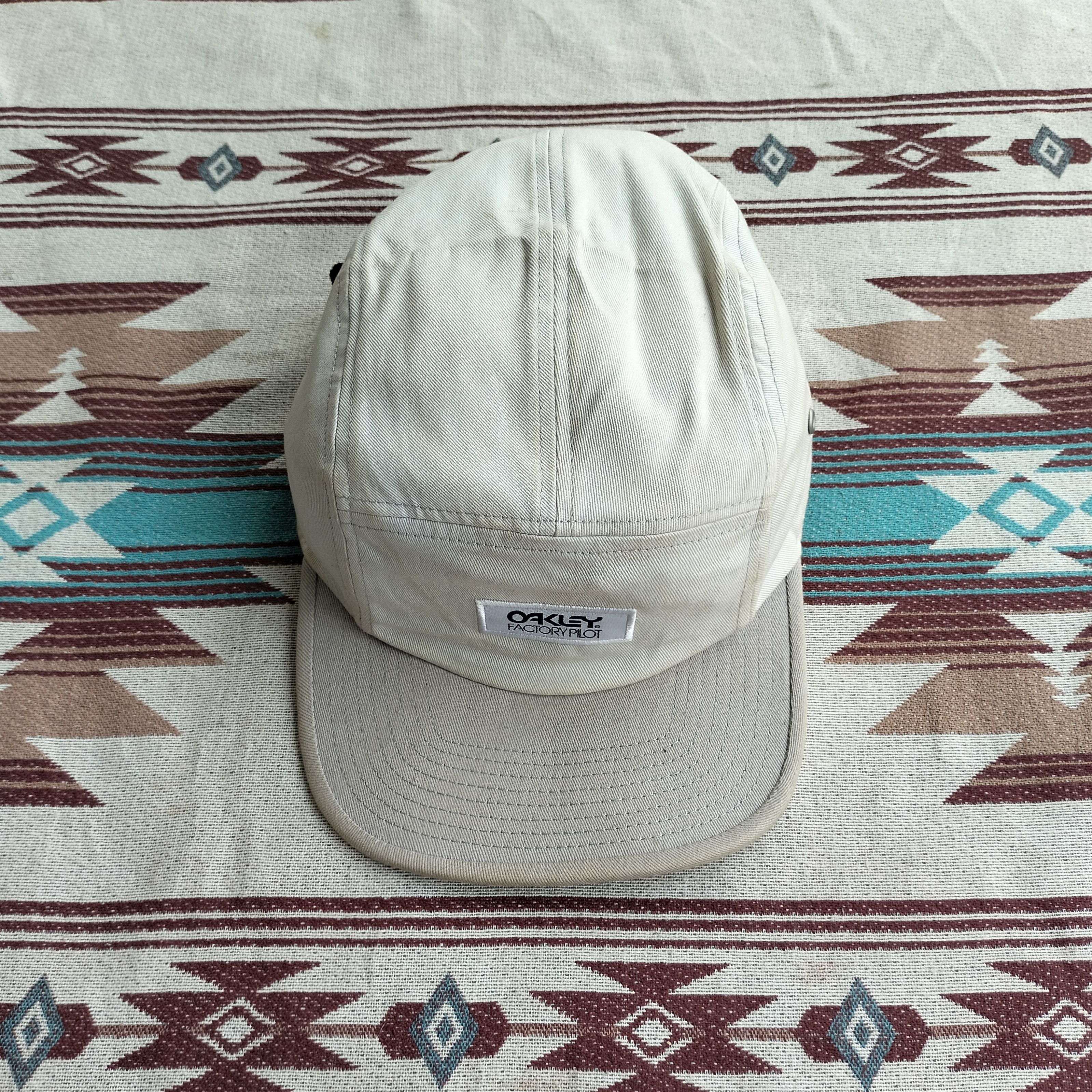 Oakley FW22 Oakley five panel camp cap leather strap Size ONE SIZE - 1 Thumbnail