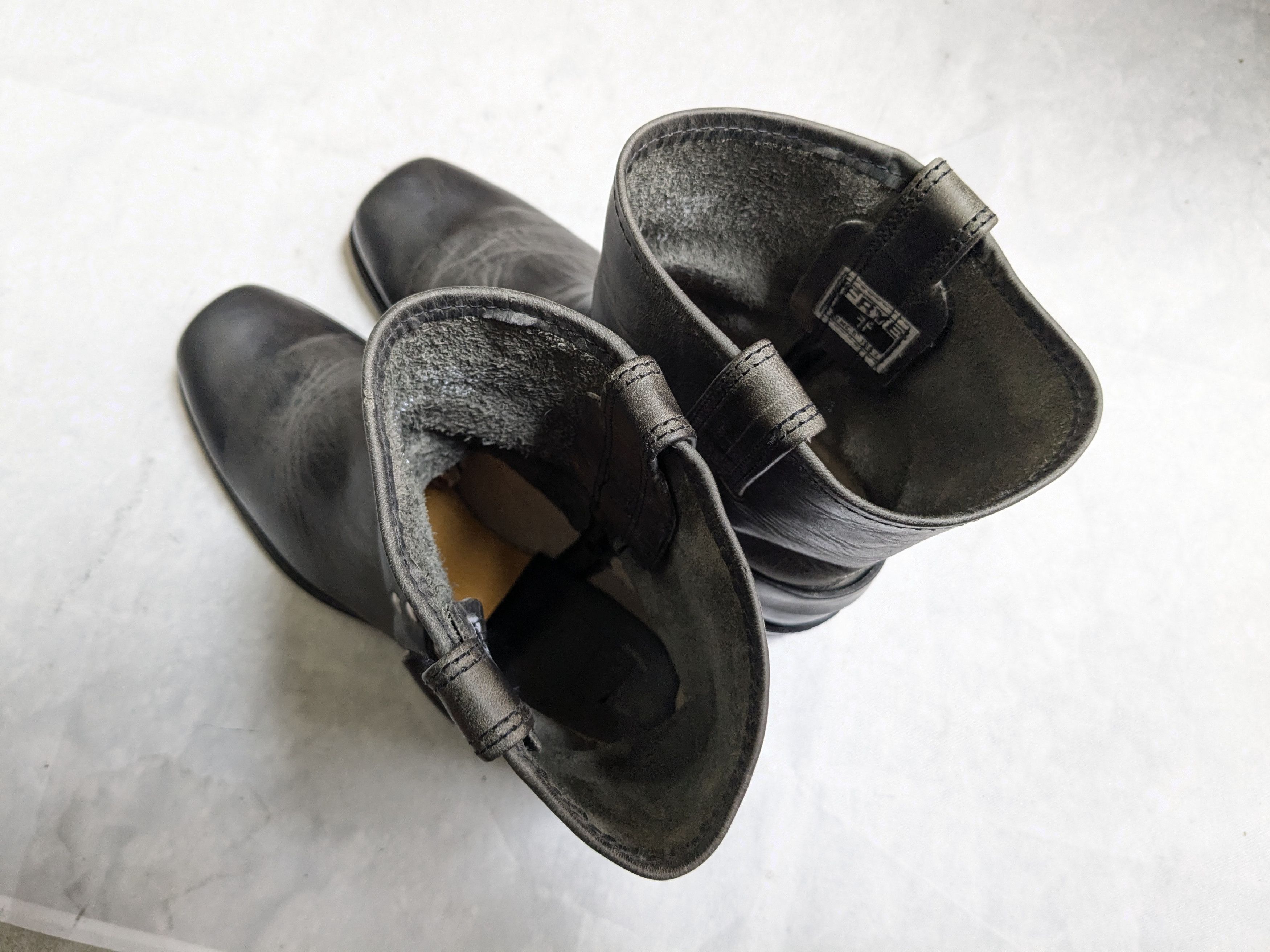Frye Frye Harness Boots Black Leather 9 M Buckle Size US 9 / EU 42 - 16 Thumbnail