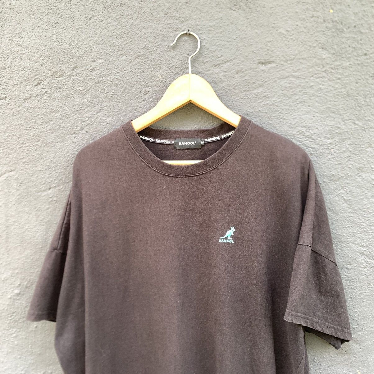 Vintage Thrashed Faded Kangol Tee Size US M / EU 48-50 / 2 - 4 Thumbnail