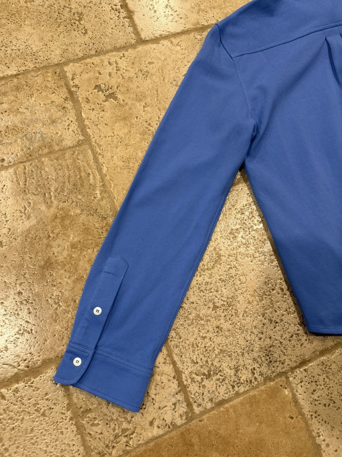 Miu Miu Miu Miu Cotton Pique Periwinkle Blue LS Button Up Shirt Size XS / US 0-2 / IT 36-38 - 12 Thumbnail