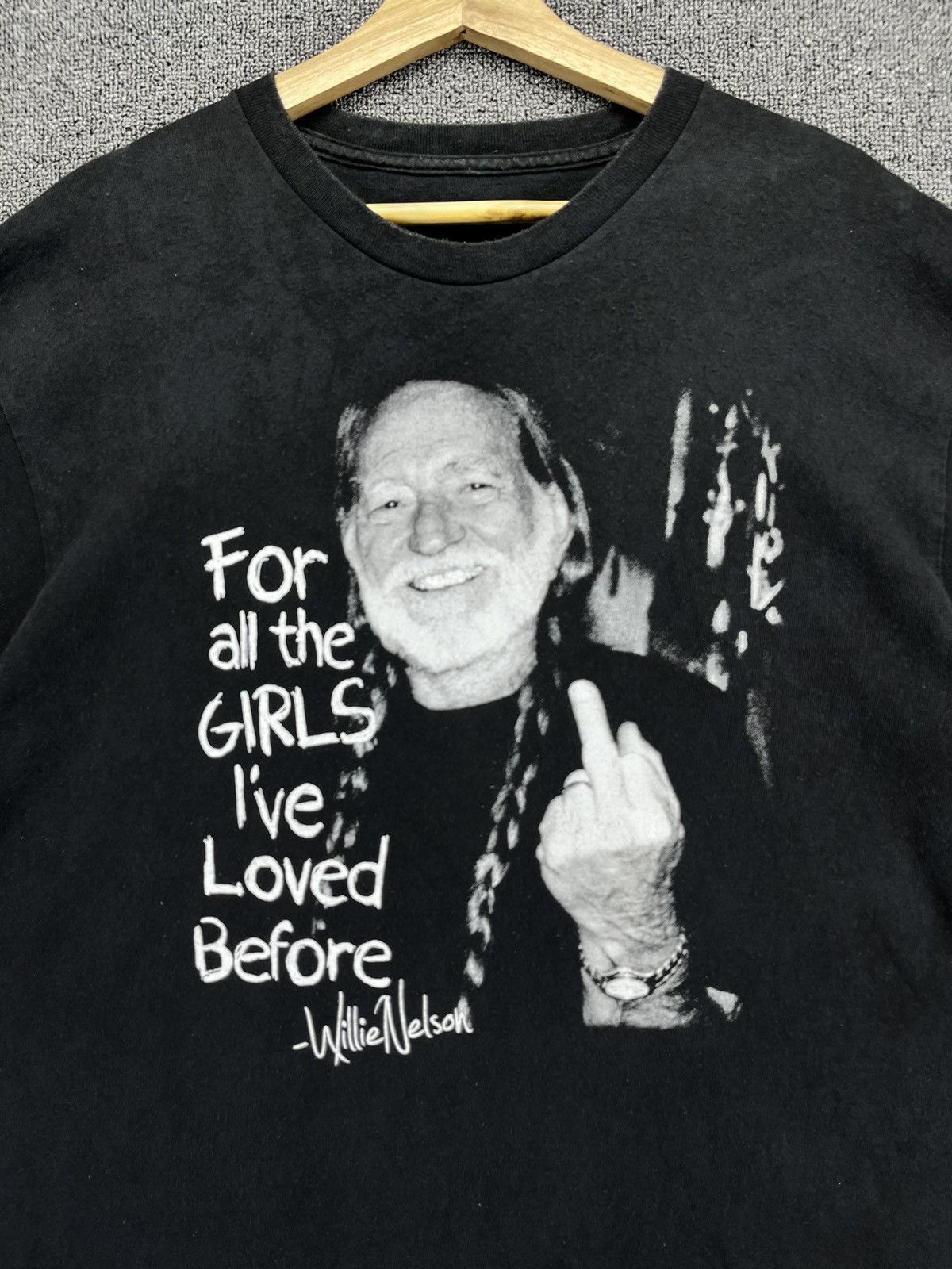 Vintage Willie Nelson Punk Rock Band Tees T Shirts