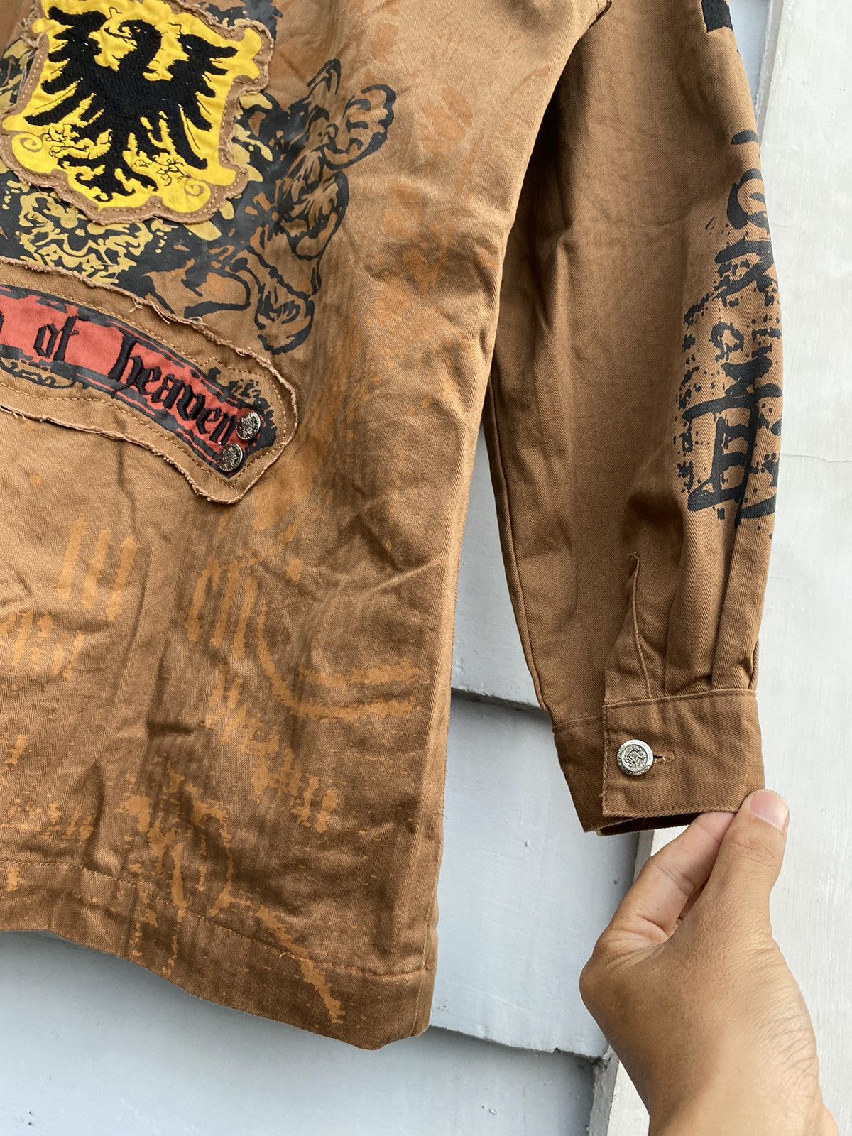 Vintage Made Right Genuine Military Style Jacket ‘Courage’ Patchwork Size US L / EU 52-54 / 3 - 17 Thumbnail