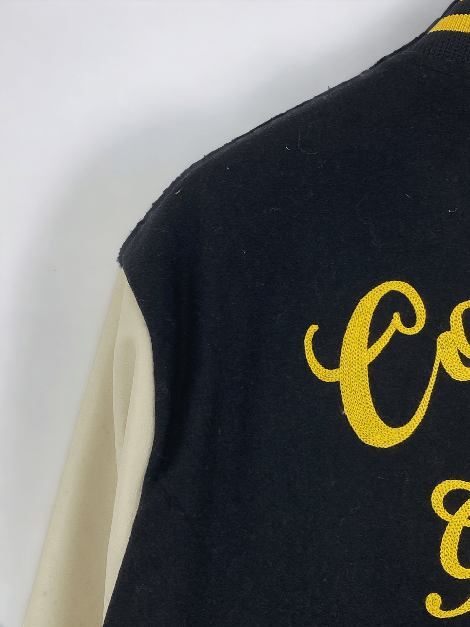 Leather Vintage Columbia Grammar Sleeve Leather Varsity JA0010 Size US XXL / EU 58 / 5 - 15 Thumbnail