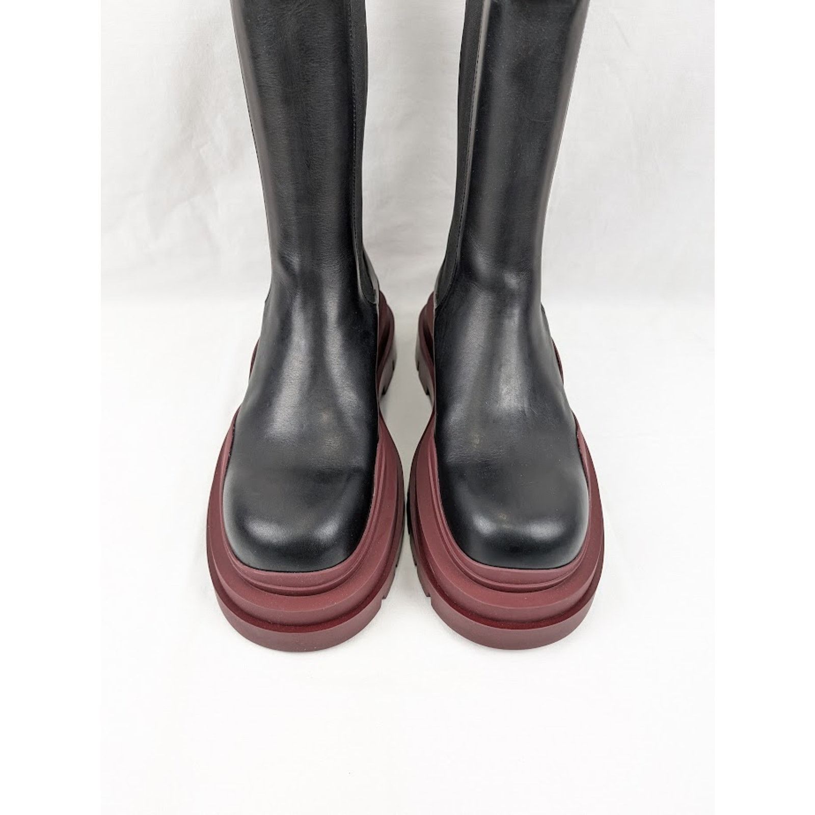 Bottega Veneta o1rshd1 Q:2 / Military Calf Tire Boots in Black Size US 10 / EU 43 - 14 Thumbnail