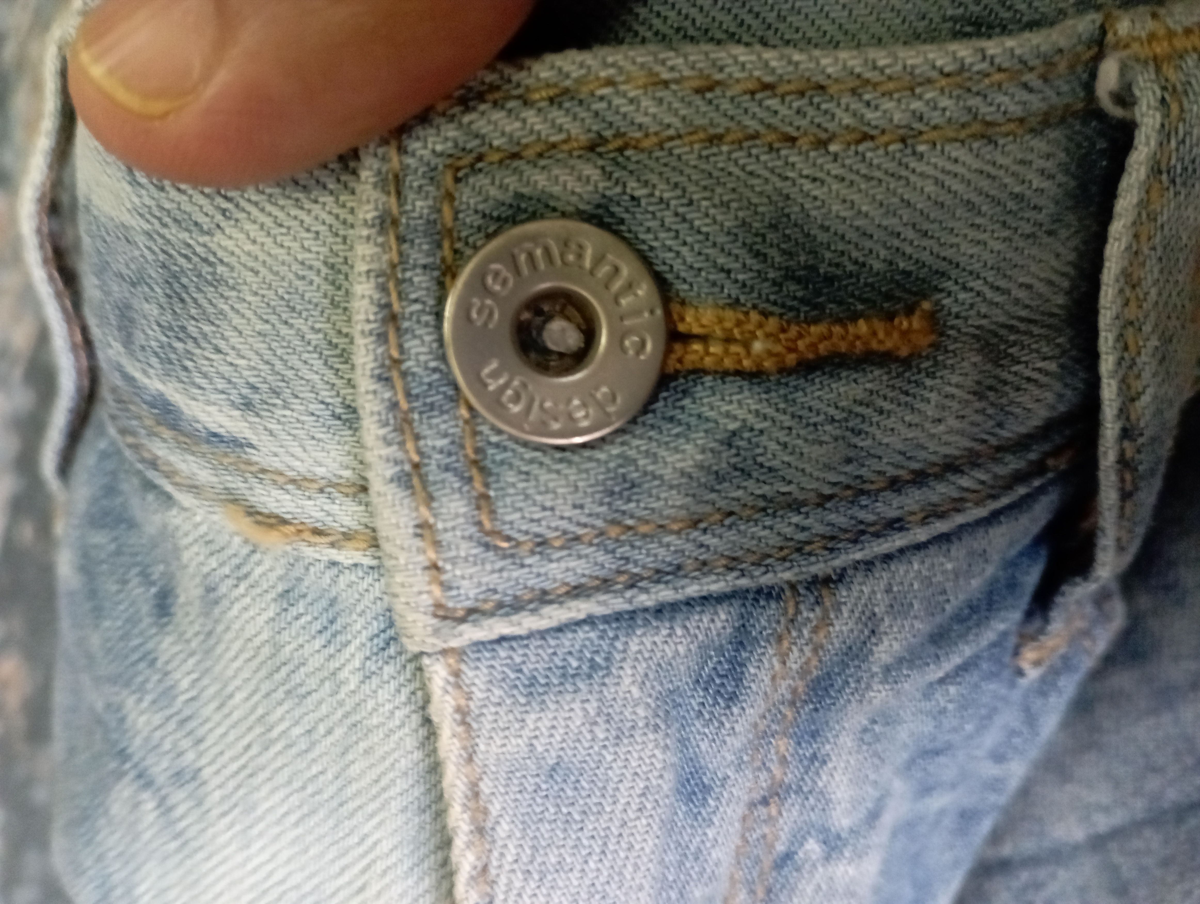 semanticdesign Japanese Semantic Design Acid Wash Lighting Wash Jeans Size US 30 / EU 46 - 20 Thumbnail