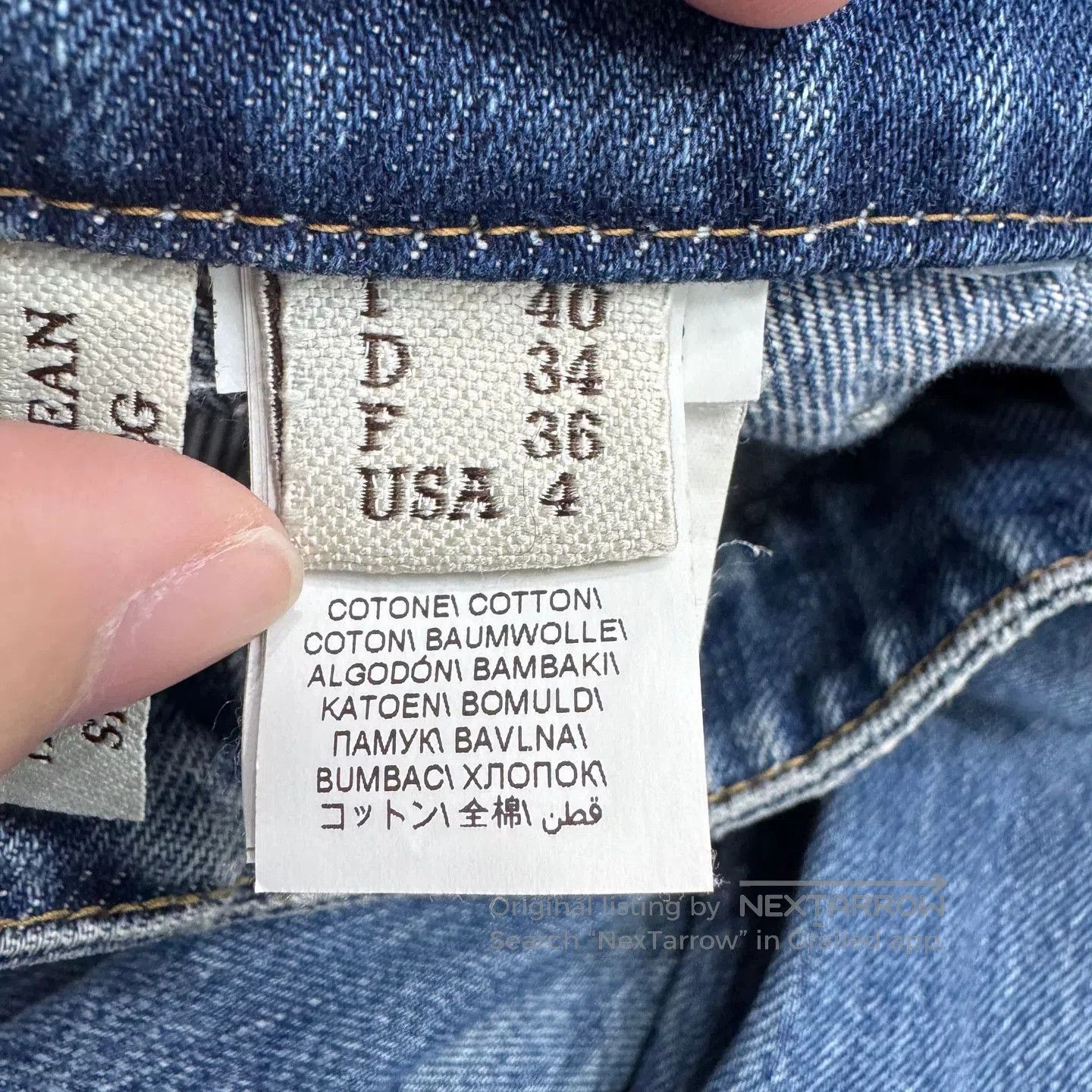 Brunello Cucinelli Brunello Cucinelli Washed Distressed Jeans. Size US 40 / EU 56 - 3 Thumbnail