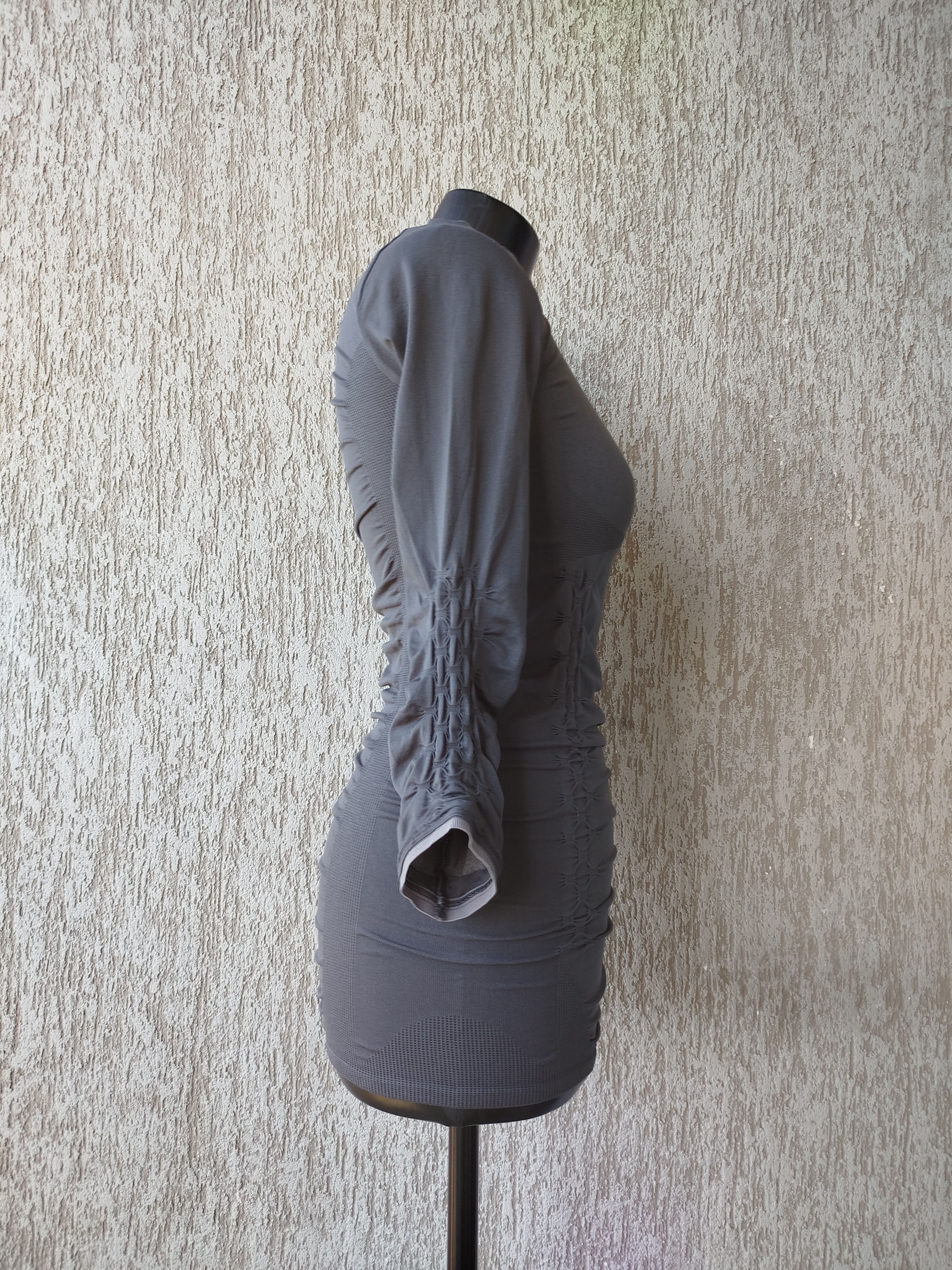 Marithe + Francois Girbaud High Use Claire Campbell Top Stretch Jersey Gray Size M / US 6-8 / IT 42-44 - 5 Thumbnail