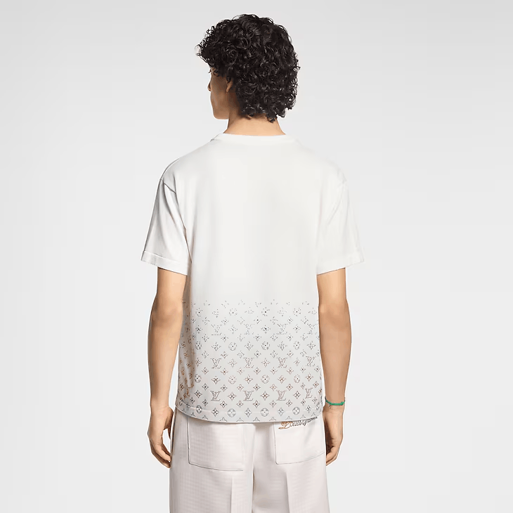 Louis Vuitton Monogram Gradient Embellished Short-Sleeved Crewneck Size US S / EU 44-46 / 1 - 3 Thumbnail