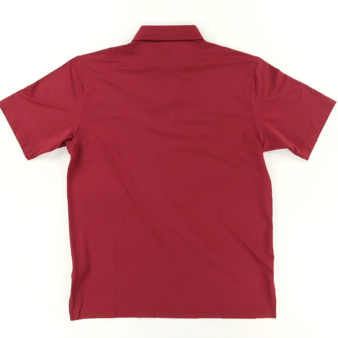 Vintage Genteal Genteal Stretch Polyester Solid Polo Shirt Maroon Men's L Shirt Polo Mens Maroon L Genteal Stretch Polyester Solid Polo Shirt Size US L / EU 52-54 / 3 - 4 Thumbnail