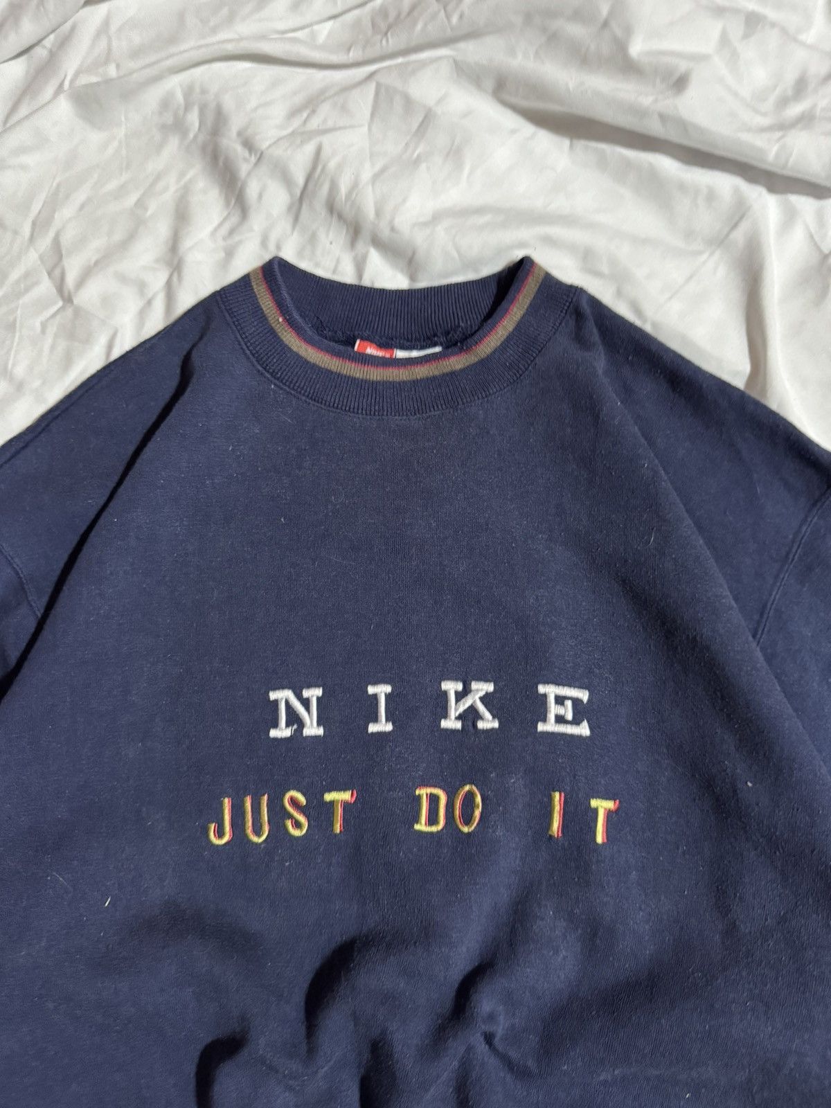 Vintage Bootleg Vintage 90s Just Do It Embroidered Sweatshirt Size US L / EU 52-54 / 3 - 2 Thumbnail