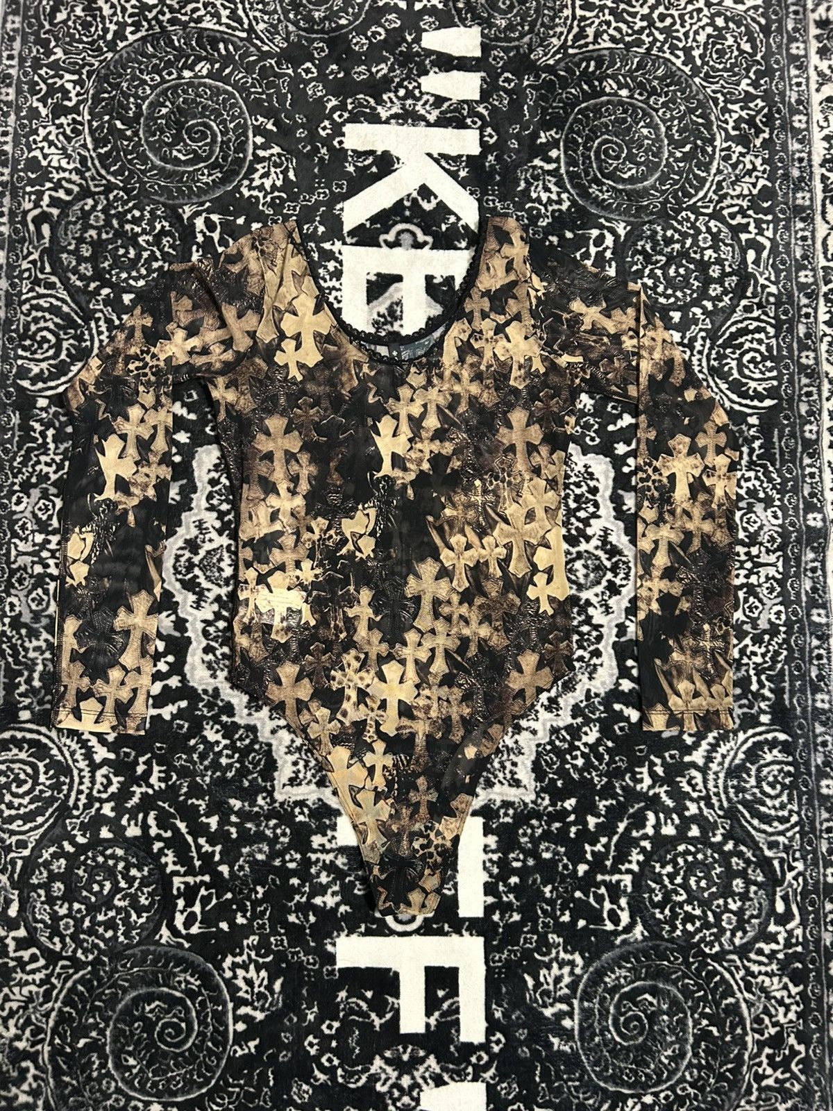 Chrome Hearts Chrome Hearts Intimates Lace Teddy - Black Size 