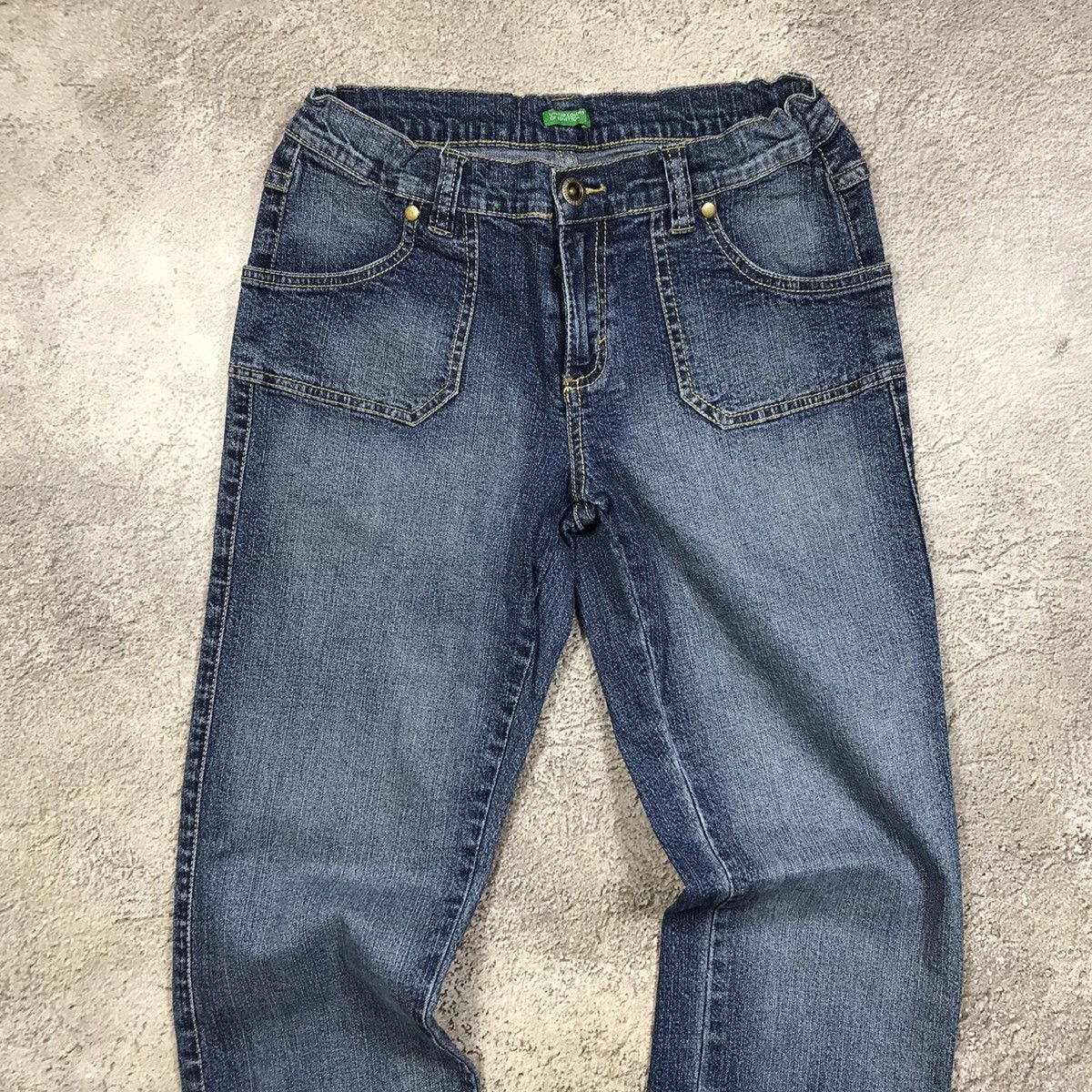 Vintage Vintage 90s Y2K Distressed Baggy Jeans Grunge Skate Logo 25 Size 25" / US 0 / IT 36 - 2 Thumbnail