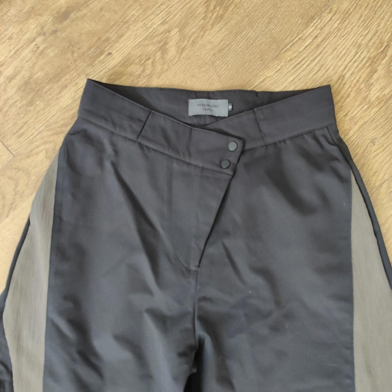 Other 49Percent Black Panelled Spliced Trousers Size US 34 / EU 50 - 5 Thumbnail