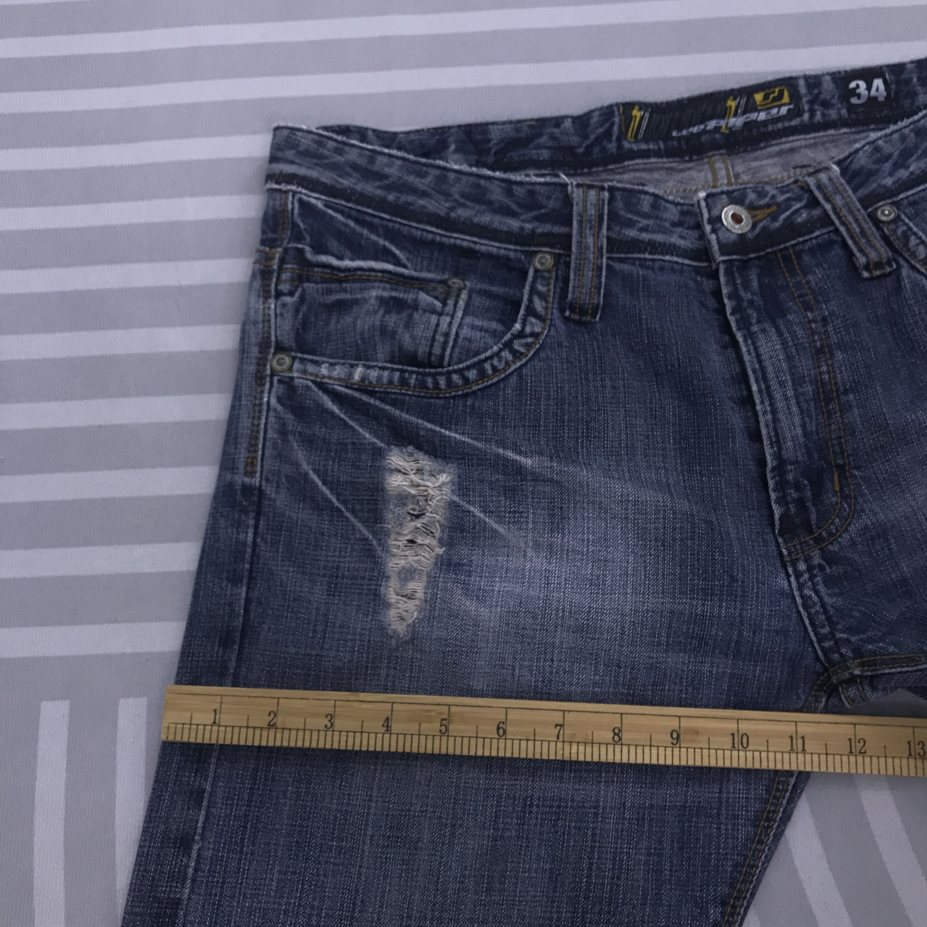 Lee × Vintage Vintage Lee Piper Distressed Denim jeans pants Size US 34 / EU 50 - 10 Thumbnail