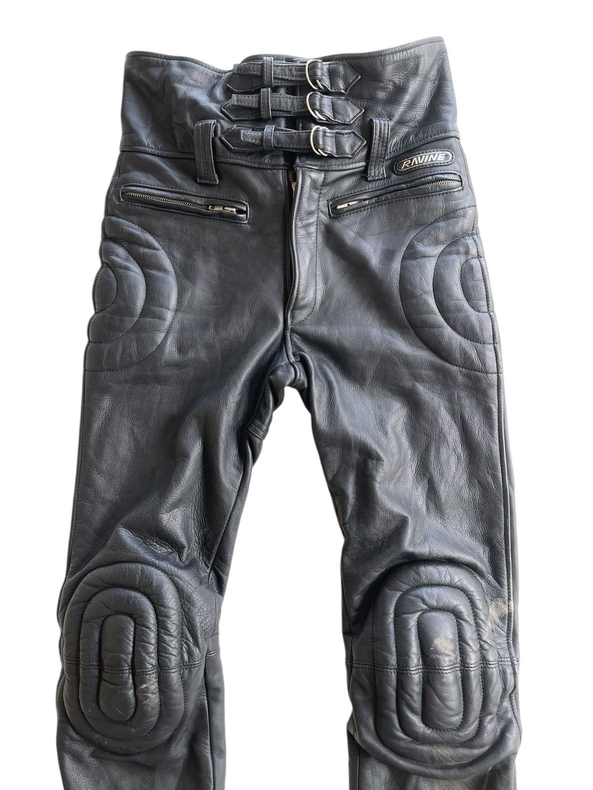 Kadoya Vintage Ravine Bikers Leather Pants Size US 30 / EU 46 - 5 Thumbnail