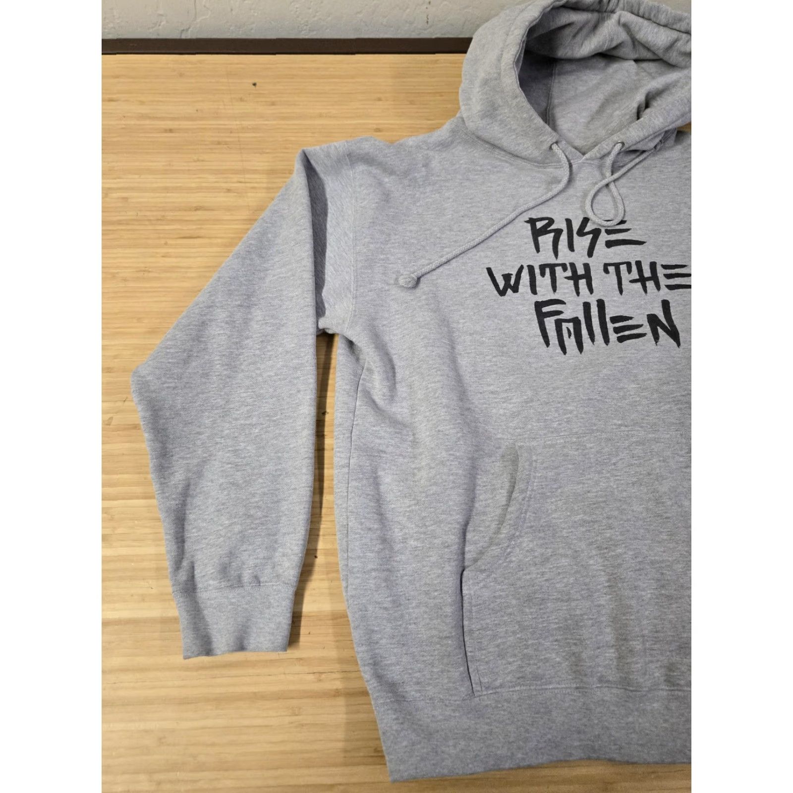Logo 7 Fallen Hoodie Mens Medium Gray Rise With The Fallen Pullover Skate Graphic Logo Size US M / EU 48-50 / 2 - 3 Thumbnail