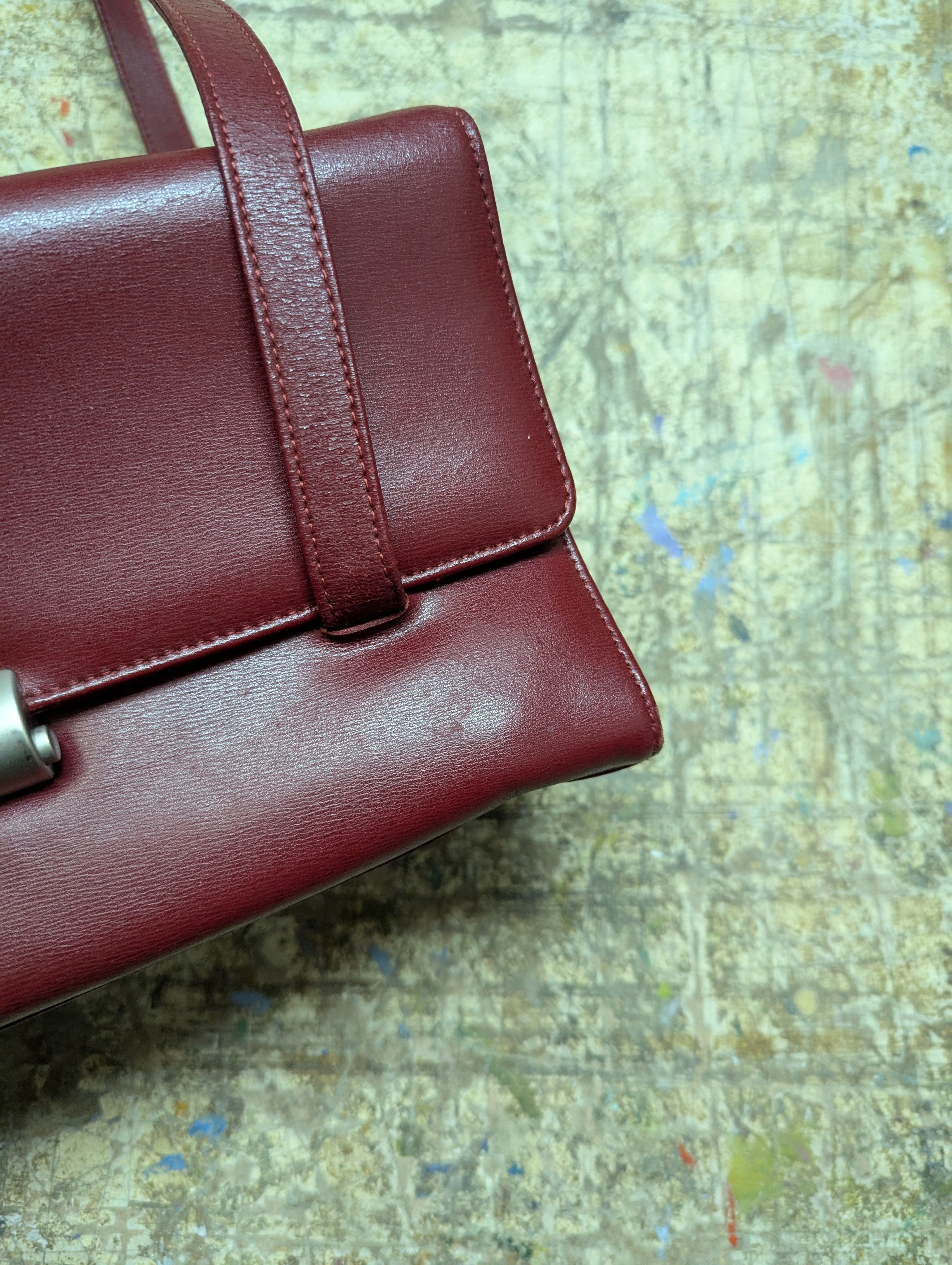 Mandarina Duck Rare! 00s Mandarina Duck Iconic Shoulder Leather Bag Size ONE SIZE - 3 Thumbnail