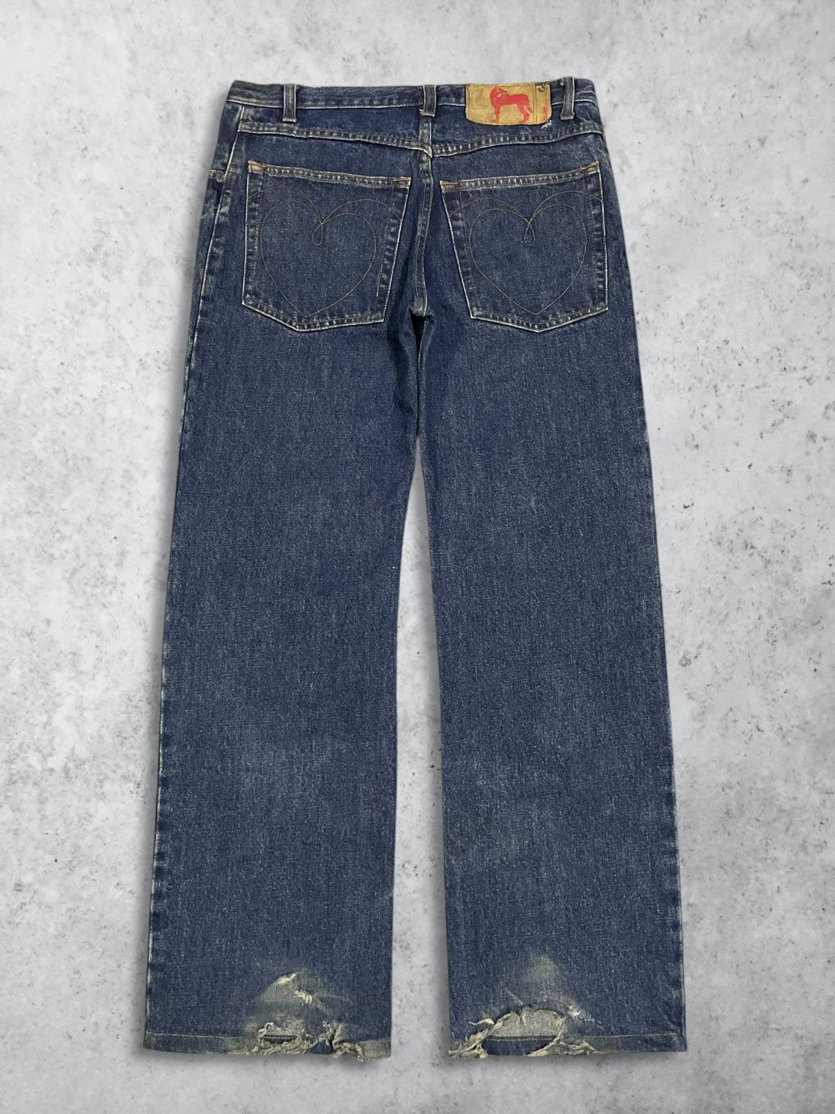Silas Y2k SILAS Japanese Streetwear Denim Classic Baggy Blue Jeans Size US 32 / EU 48 - 7 Thumbnail
