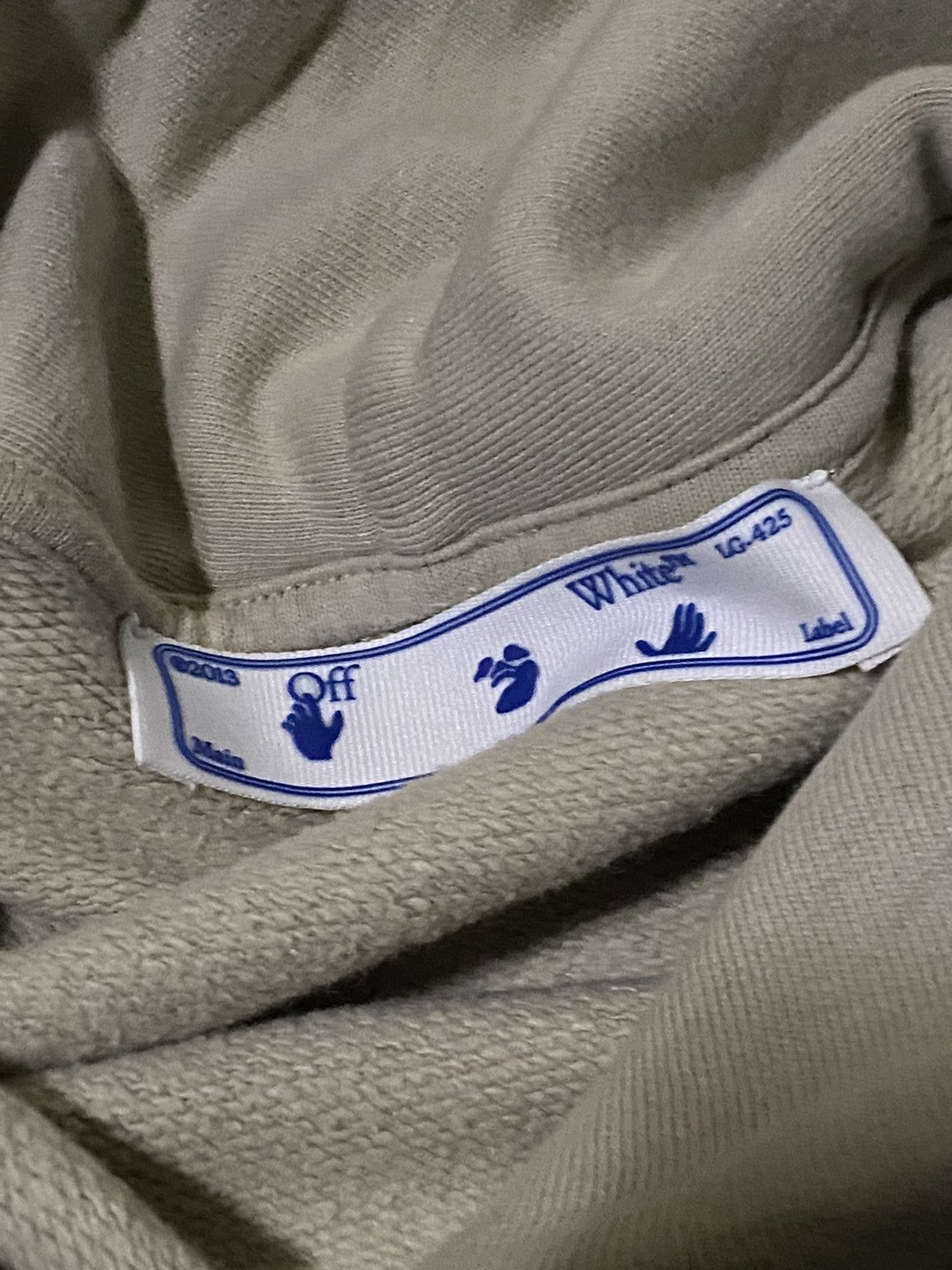 Off-White OFF-WHITE Tan Hoodie Size US L / EU 52-54 / 3 - 3 Thumbnail