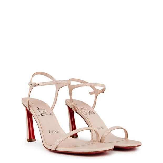 Christian Louboutin Condora 80mm Leather Sandals Size US 9.5 / IT 39.5 - 4 Thumbnail