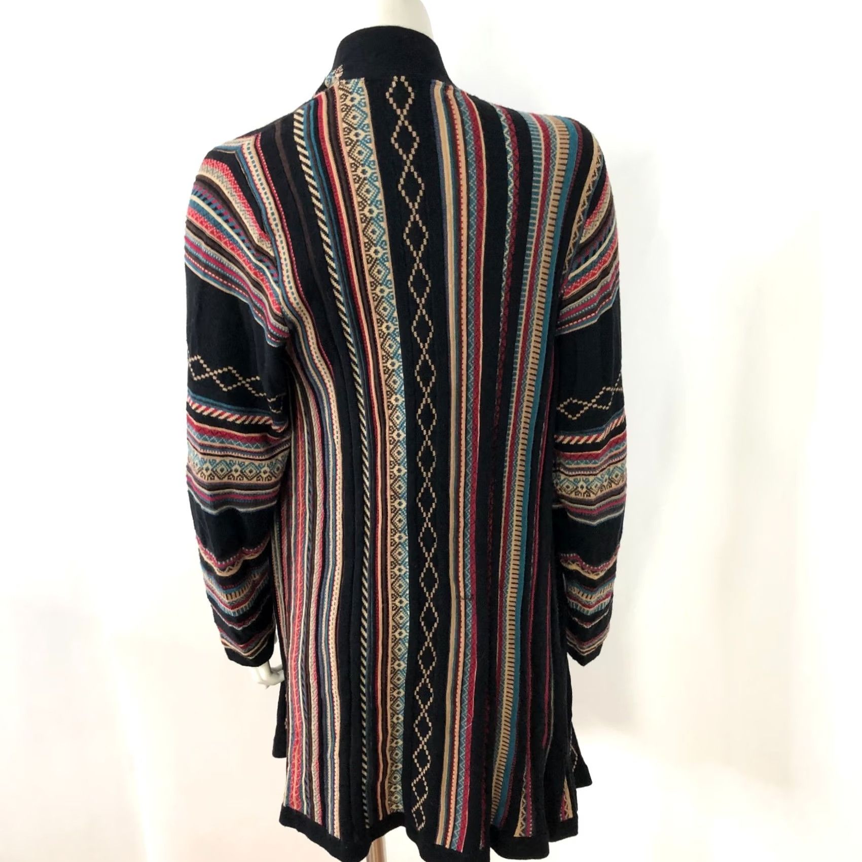 Orvis Orvis Sweater Black Aztec Southwest Open Front Pullovers Women L Regular All Over Print MINT May be Casual/Cocktail Size L / US 10 / IT 46 - 5 Thumbnail