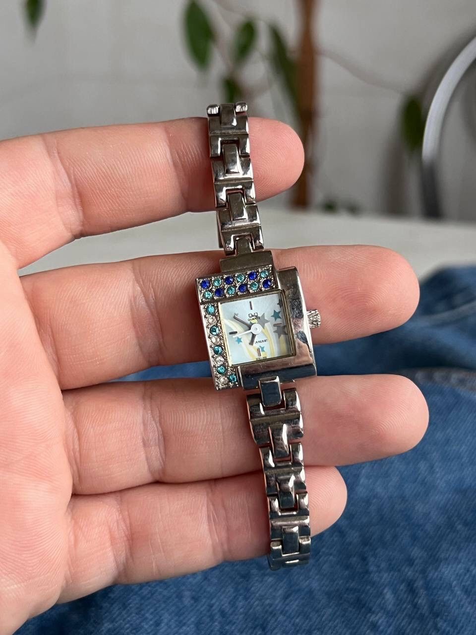Japanese Brand × Vintage Vintage ⭐️ Stars Dial Japanese style futuristic Chrome Watch Size ONE SIZE - 3 Thumbnail