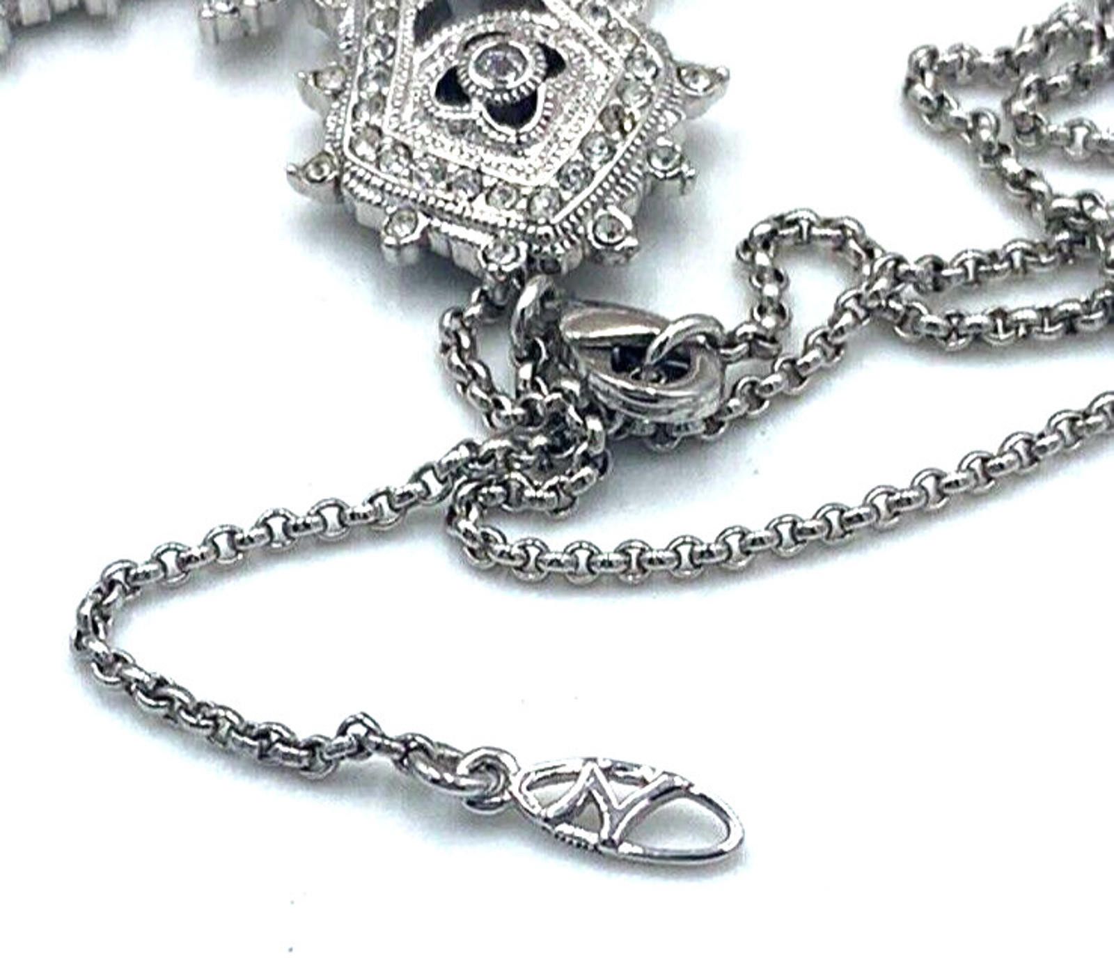Other QVC Nadri Pave CZ Silver Tone Cross Limited Edition Necklace Size ONE SIZE - 7 Thumbnail