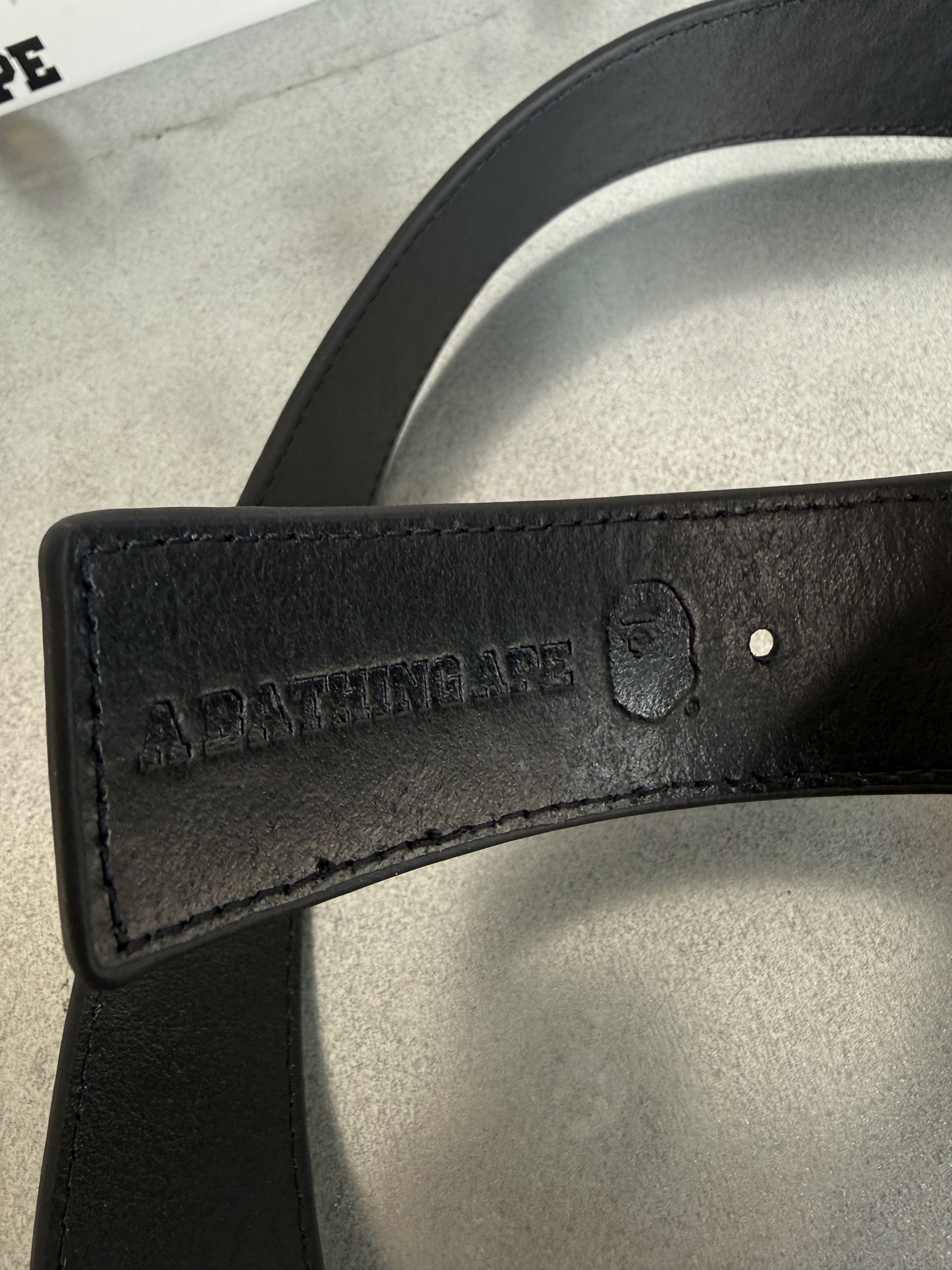 Bape BAPE REVERSIBLE LEATHER BELT Size ONE SIZE - 7 Thumbnail