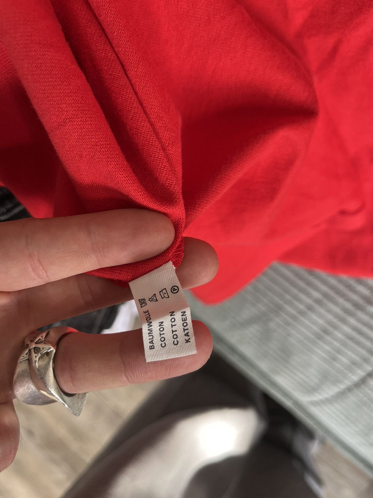 Walter Van Beirendonck W&LT Red Longsleeve Top 90s Cyberpunk Size US M / EU 48-50 / 2 - 6 Thumbnail