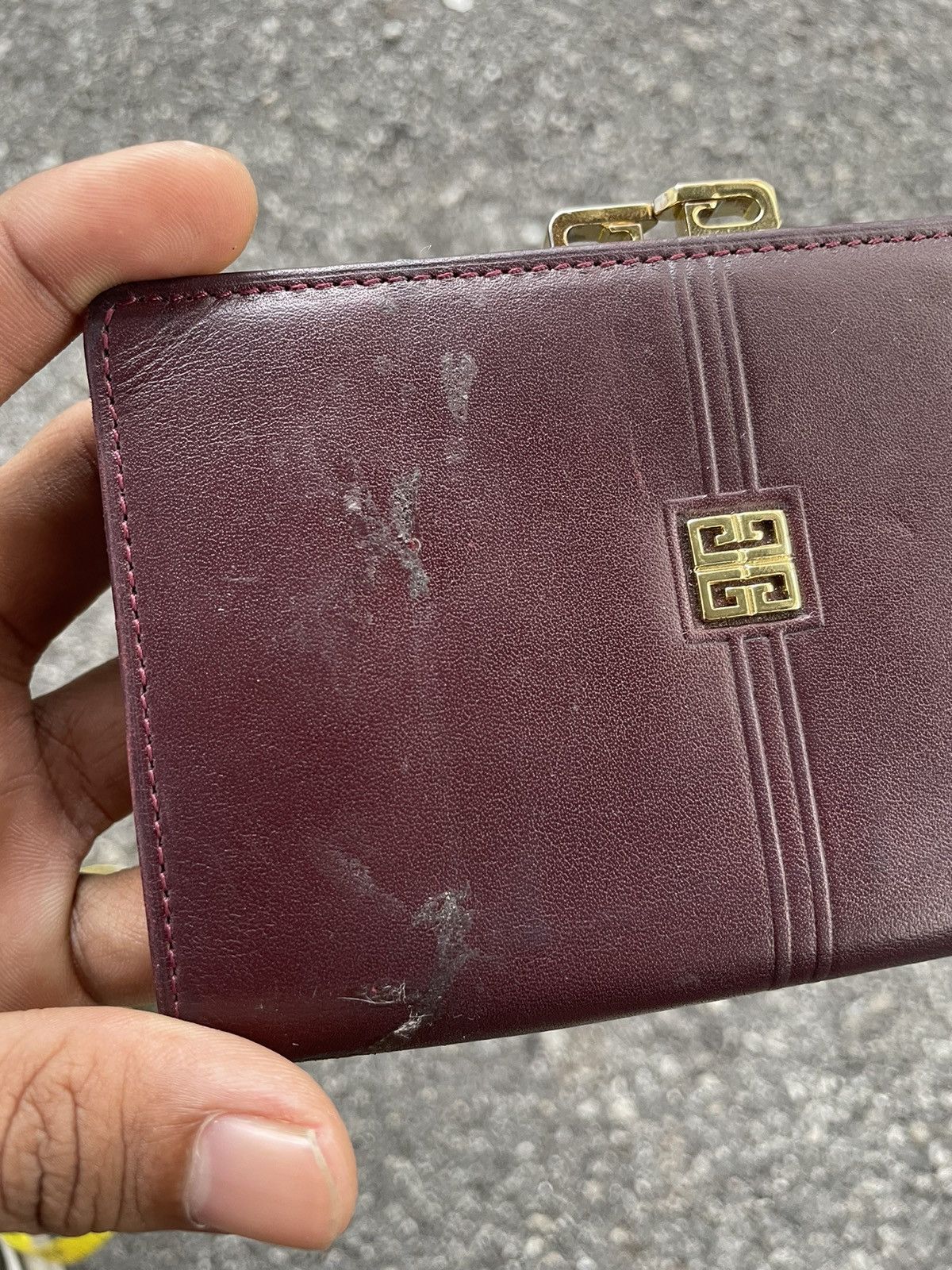 Givenchy Givenchy Folding Wallet Leather Size ONE SIZE - 7 Thumbnail