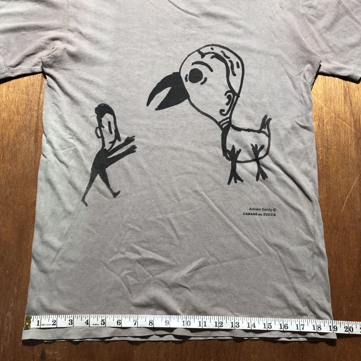 CABANE de ZUCCa × Issey Miyake × Japanese Brand Cabane de Zucca T-Shirt by Adrein Genty Size US S / EU 44-46 / 1 - 8 Thumbnail
