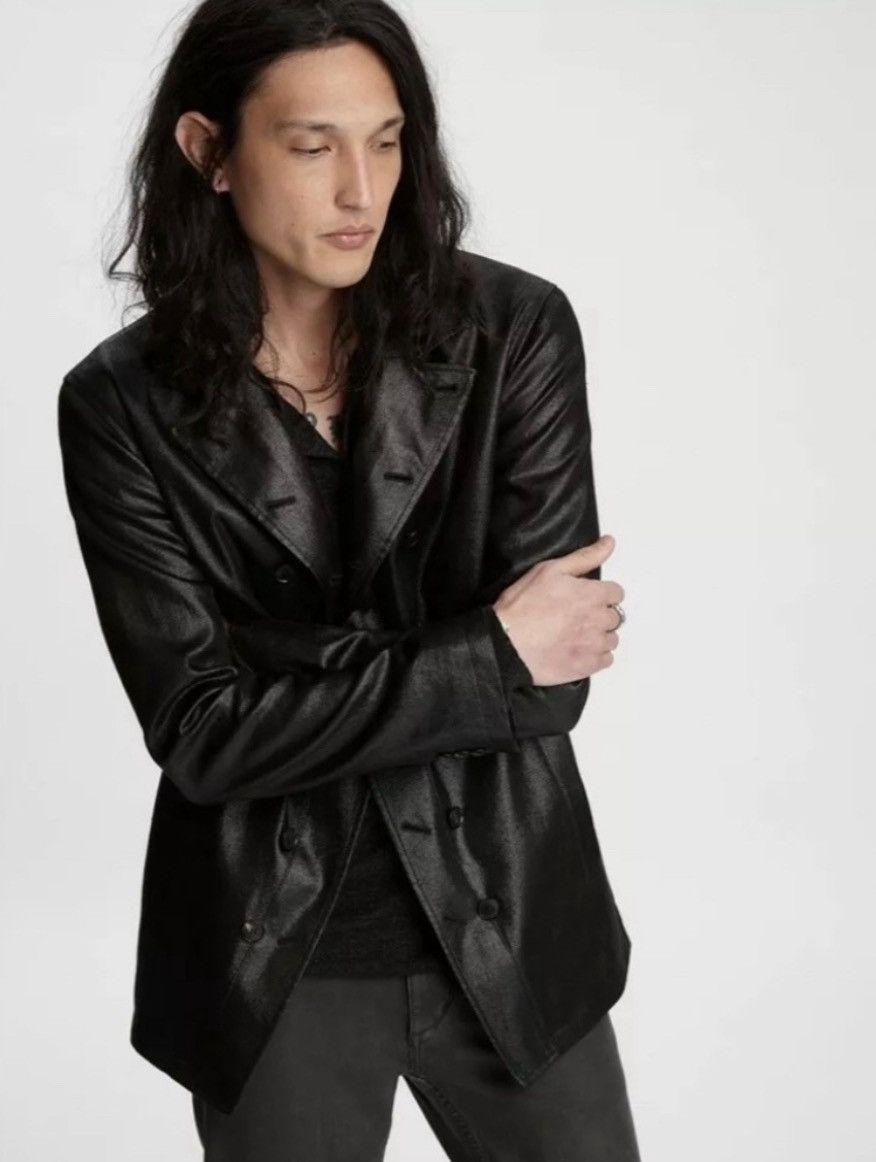 John Varvatos Double-breasted coated Jacket EU 50 USA 40 Size US M / EU 48-50 / 2 - 3 Thumbnail