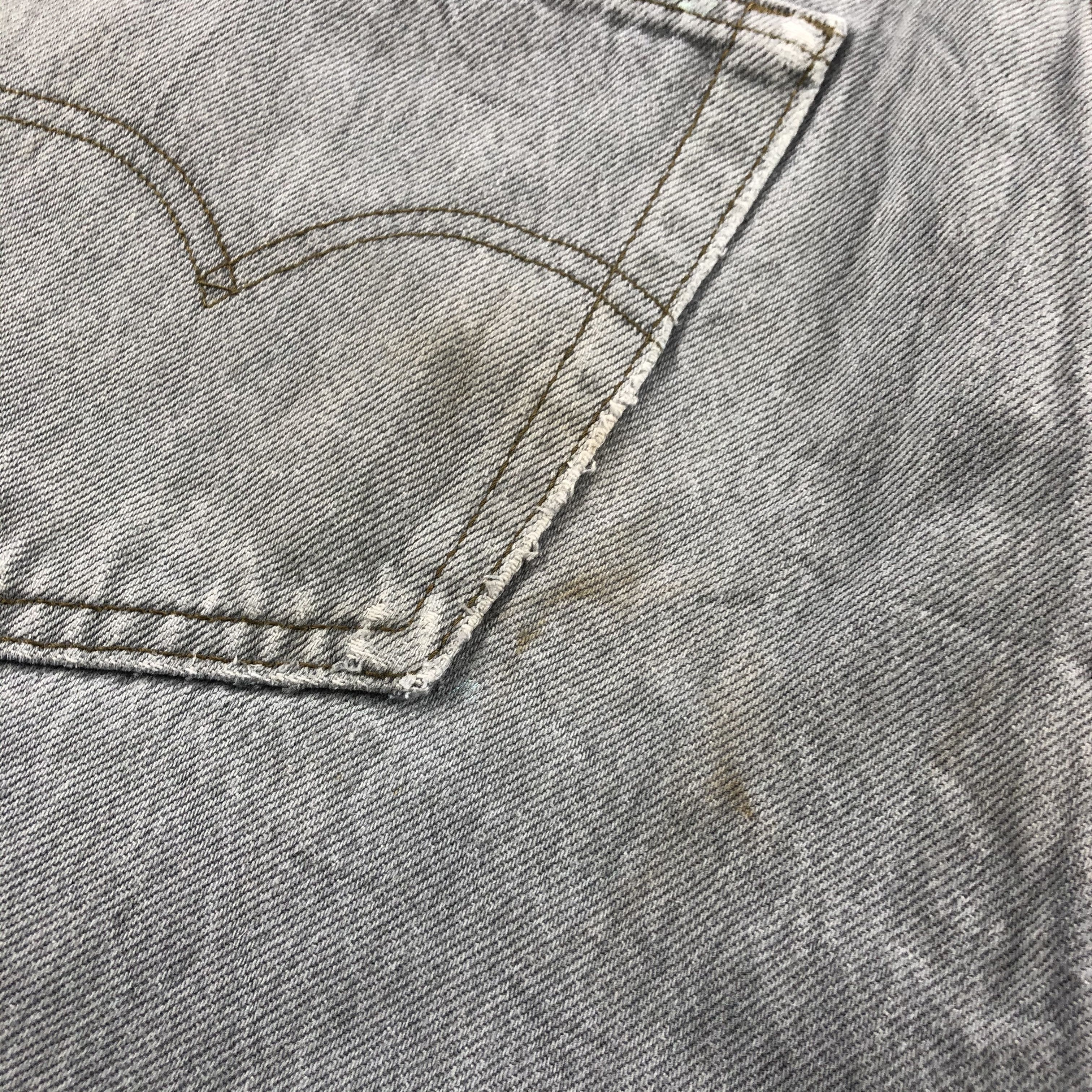 Levi's × Vintage Vintage 90s Ash Gray Levis 501 Jeans-JM2181 Size US 34 / EU 50 - 10 Thumbnail