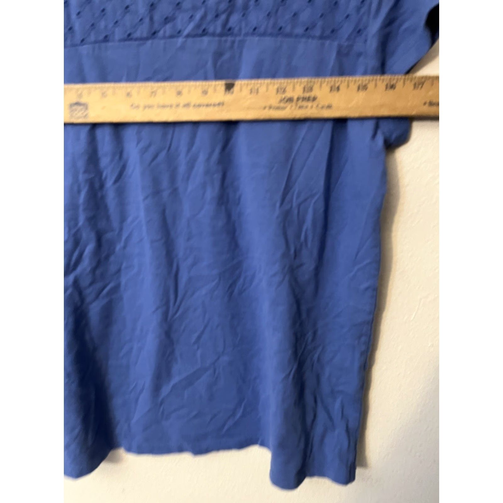 Croft & Barrow VINTAGE Croft & Barrow Round Neck Short Sleeve T-Shirt Blue Women’s Cotton 100% M Regular Stripe Size M / US 6-8 / IT 42-44 - 4 Thumbnail