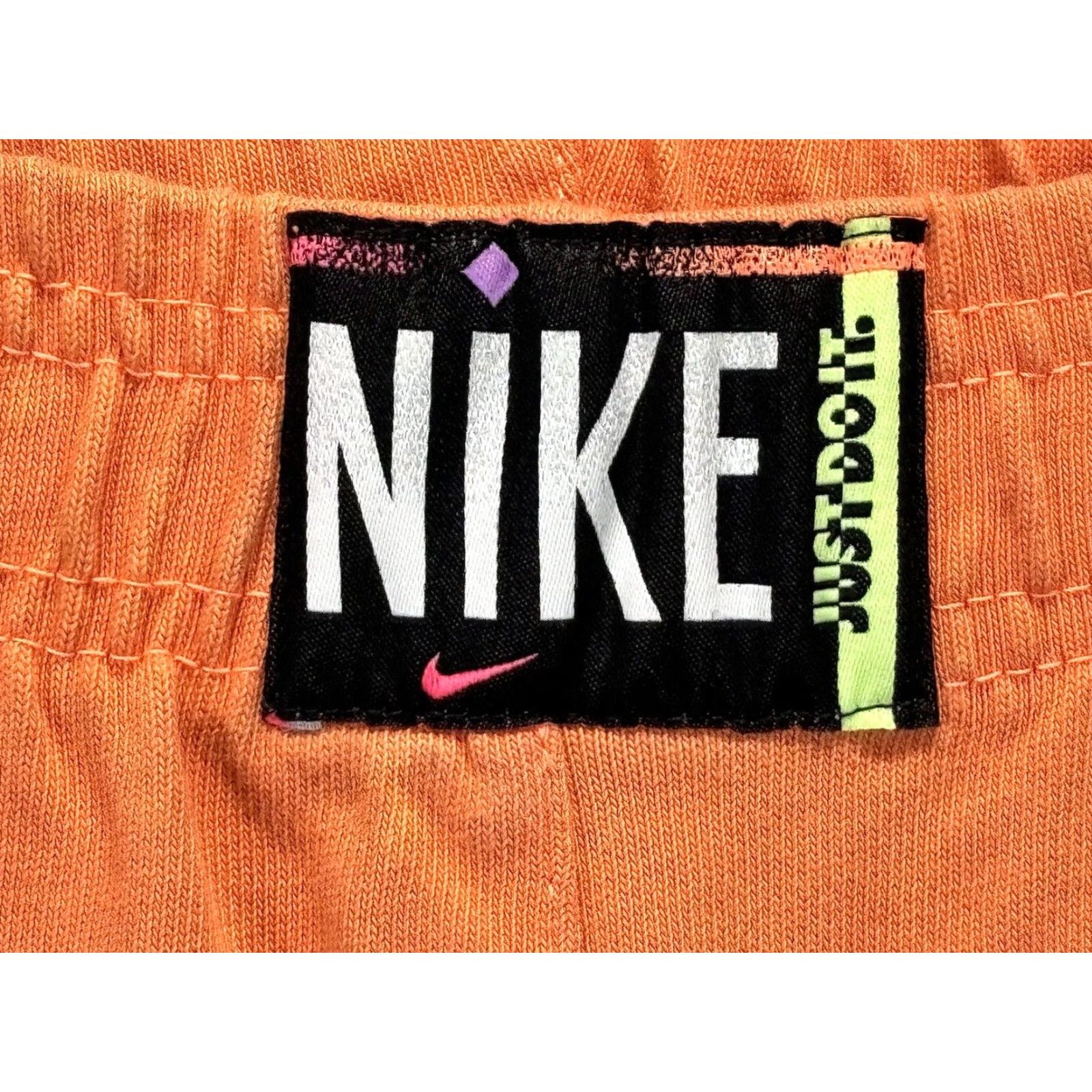 Nike VINTAGE Nike Retro Jogger Pants Women's Small Orange Cotton Size 28" / US 6 / IT 42 - 2 Thumbnail