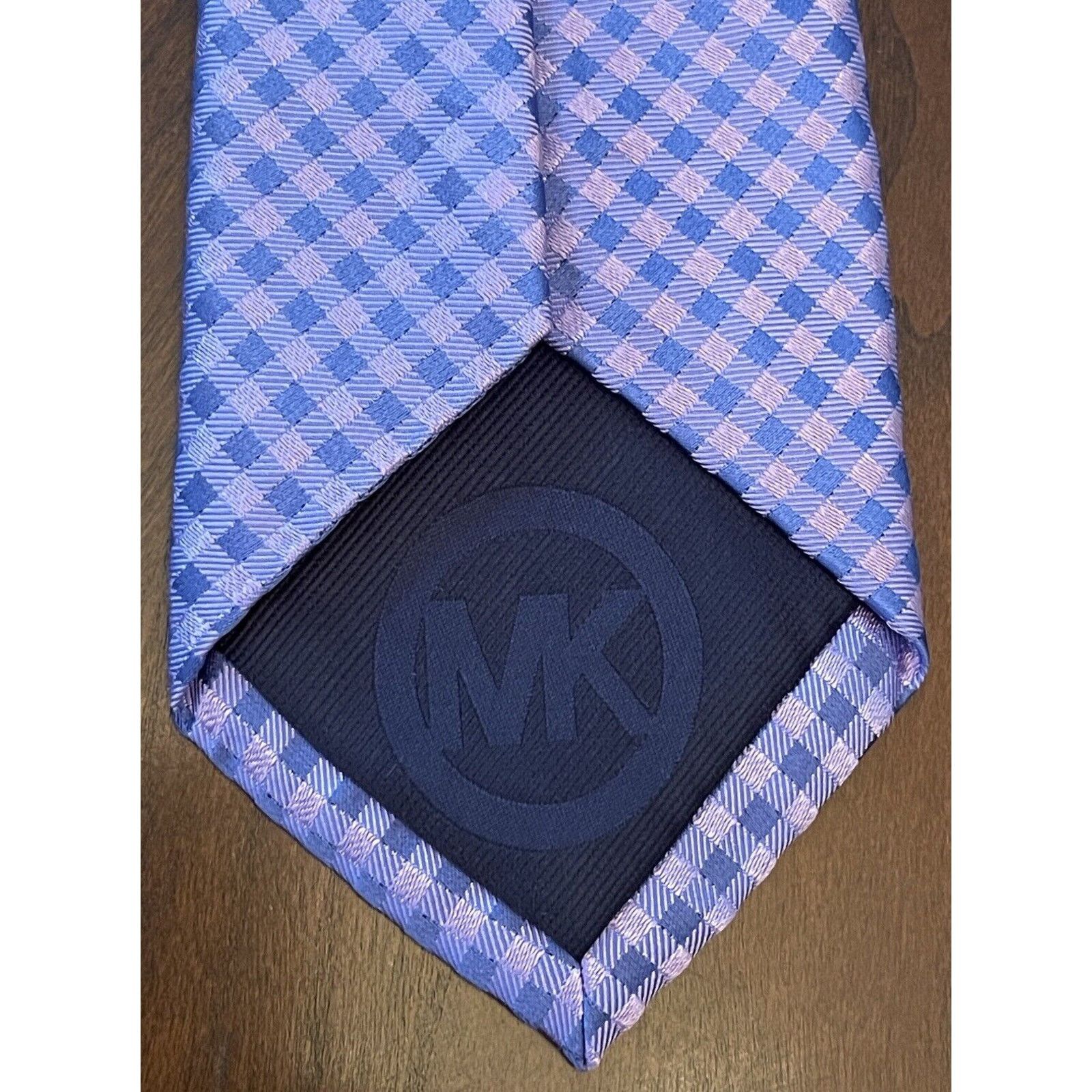 Michael Kors Michael Michael Kors Pink Blue 100% Silk Made In China Size ONE SIZE - 2 Thumbnail