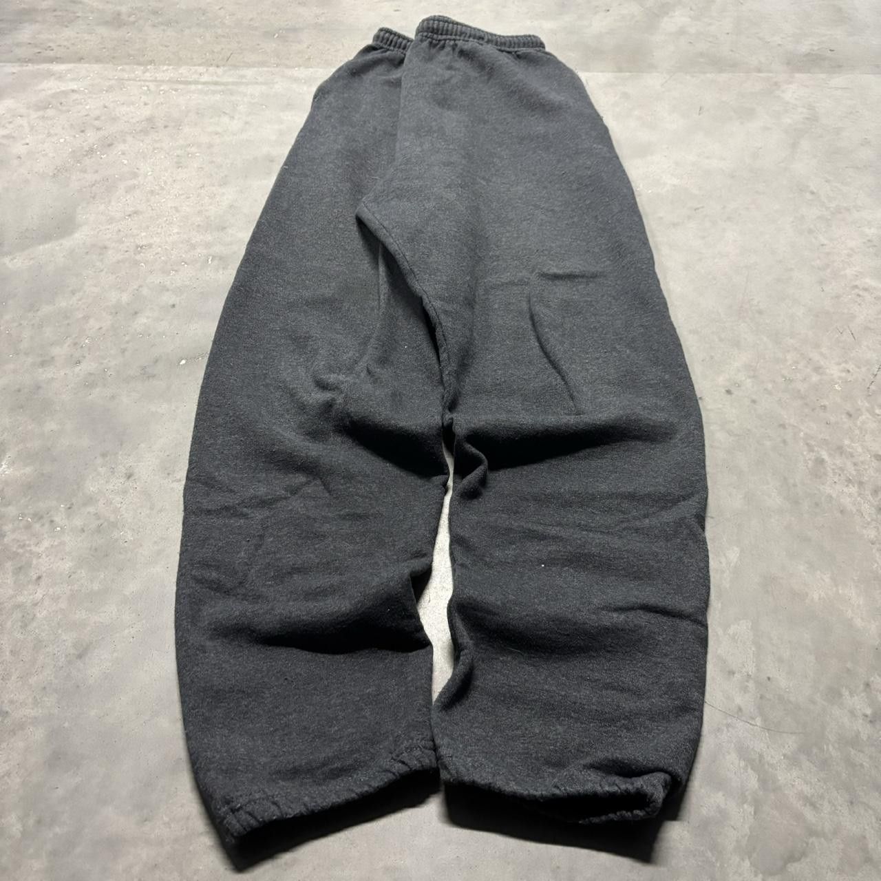 Japanese Brand × Vintage Crazy Vintage Y2K/2000s Dark Grey Skater Essential Sweatpants! Size US 30 / EU 46 - 2 Thumbnail